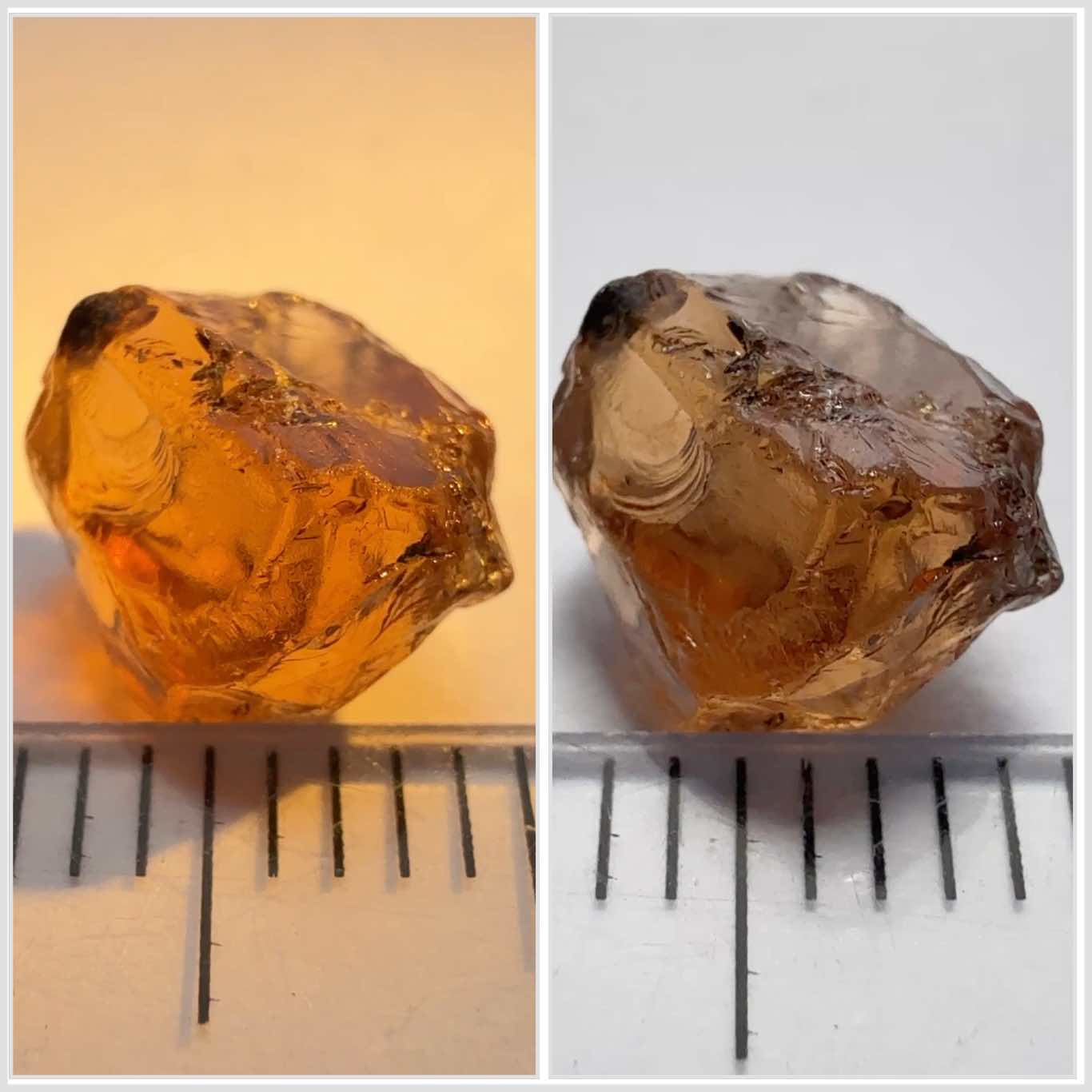 Colour Shift Garnet, 3.01ct, Tanzania, Untreated Unheated, slight inclusion on the skin on the outside