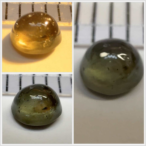 Alexandrite Cabochon, 0.22ct, Tunduru, Tanzania, Untreated Unheated.