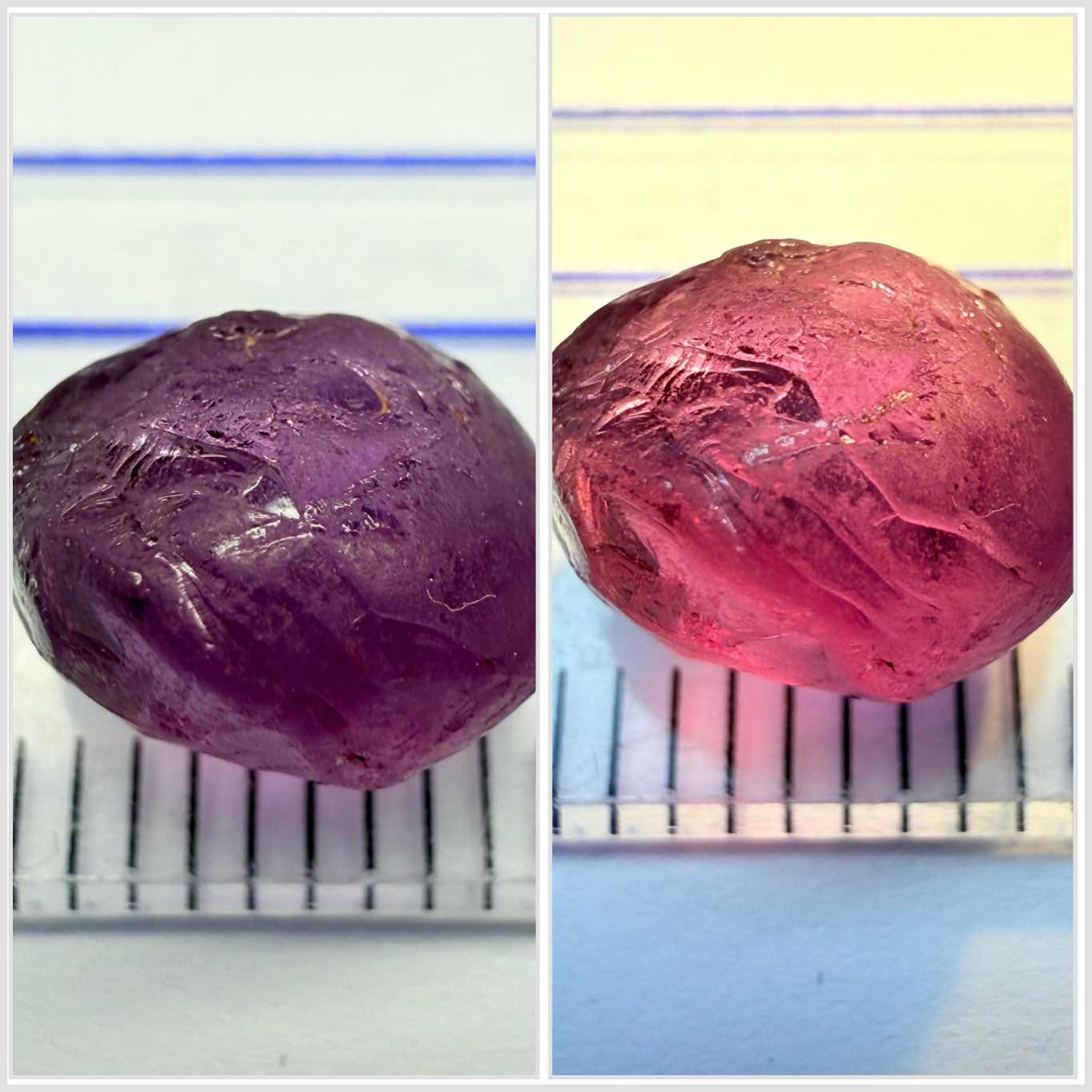 Colour Change Garnet, 4.17ct, Umba Valley, Tanzania, Untreated Unheated, beautiful stone, vs with very slight silk
