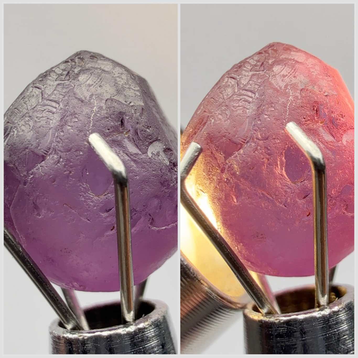 Colour Change Garnet, 4.17ct, Umba Valley, Tanzania, Untreated Unheated, beautiful stone, vs with very slight silk