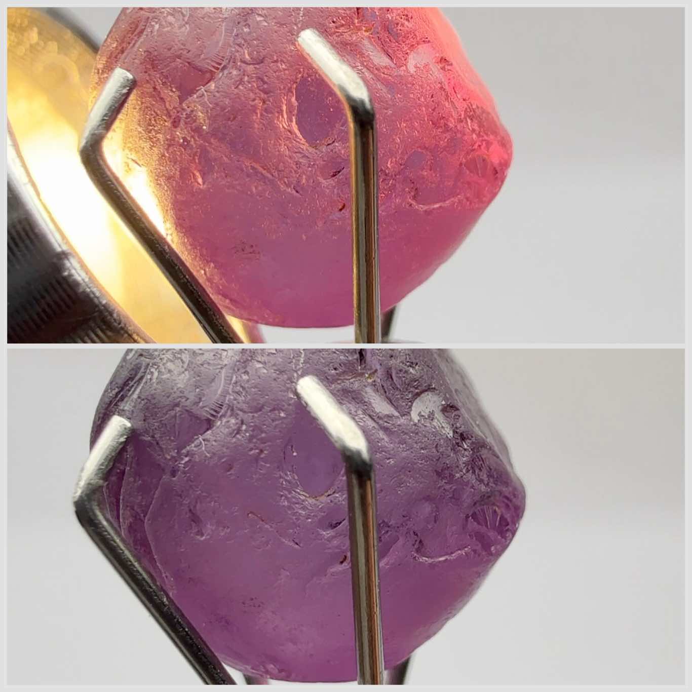 Colour Change Garnet, 4.17ct, Umba Valley, Tanzania, Untreated Unheated, beautiful stone, vs with very slight silk