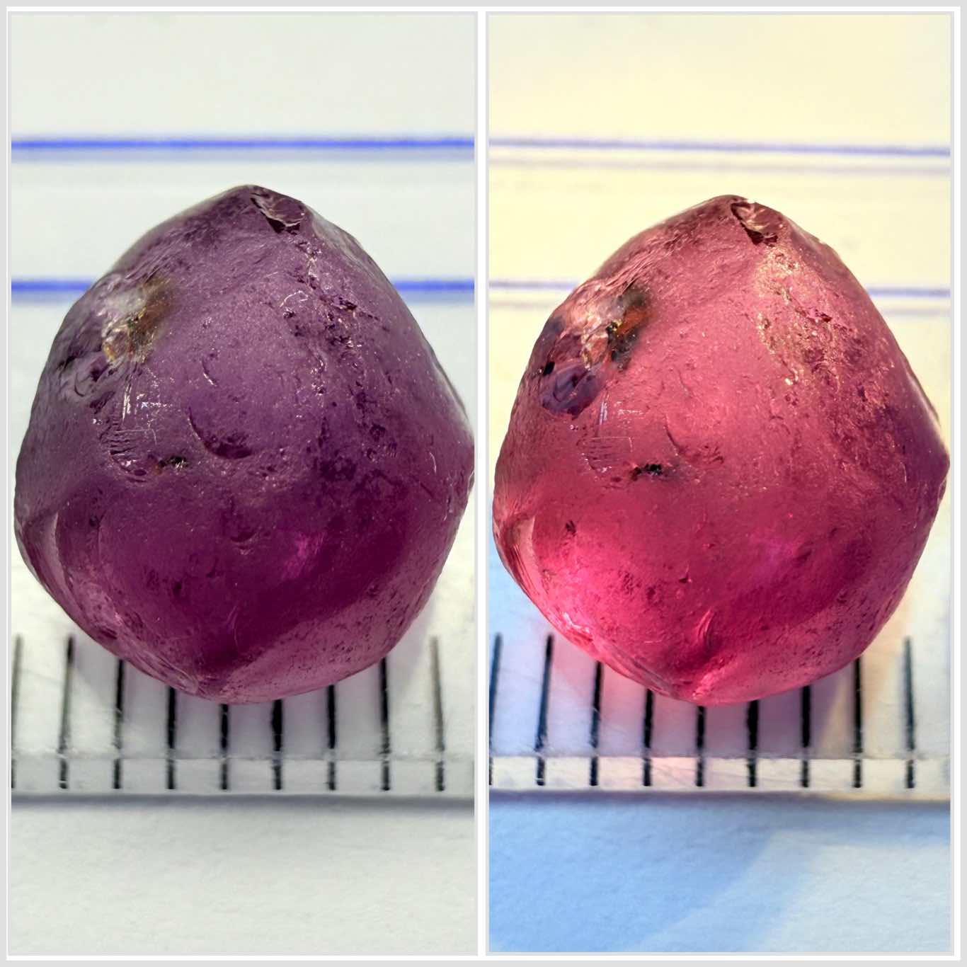 Colour Change Garnet, 4.17ct, Umba Valley, Tanzania, Untreated Unheated, beautiful stone, vs with very slight silk