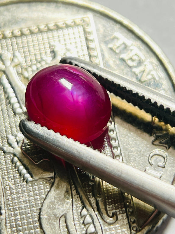 1.75Ct Ruby Tanzania. Untreated Unheated. Seems To Have A Moving Spot/star