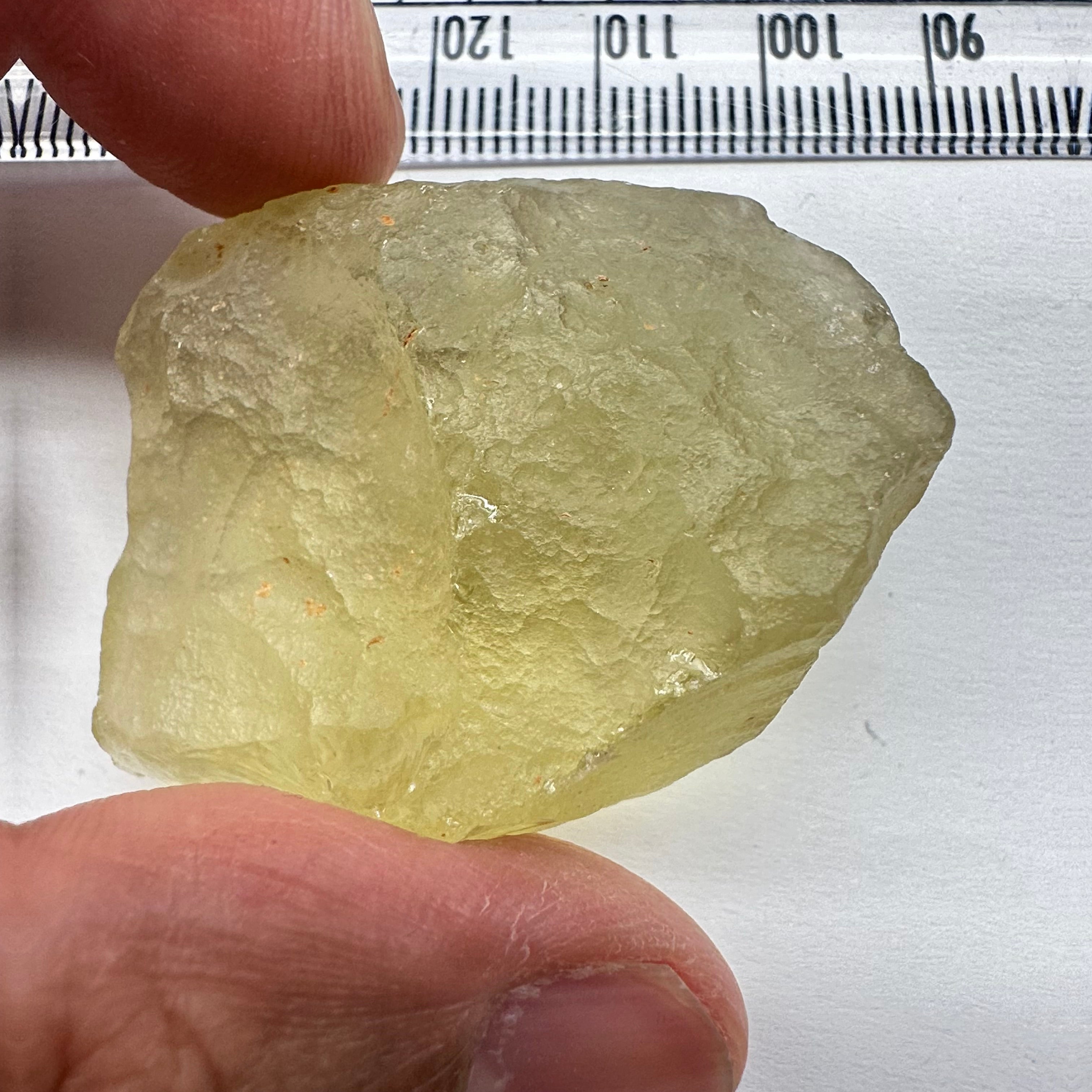 Libyan Desert Glass, 30.50gm, faceting grade, selected