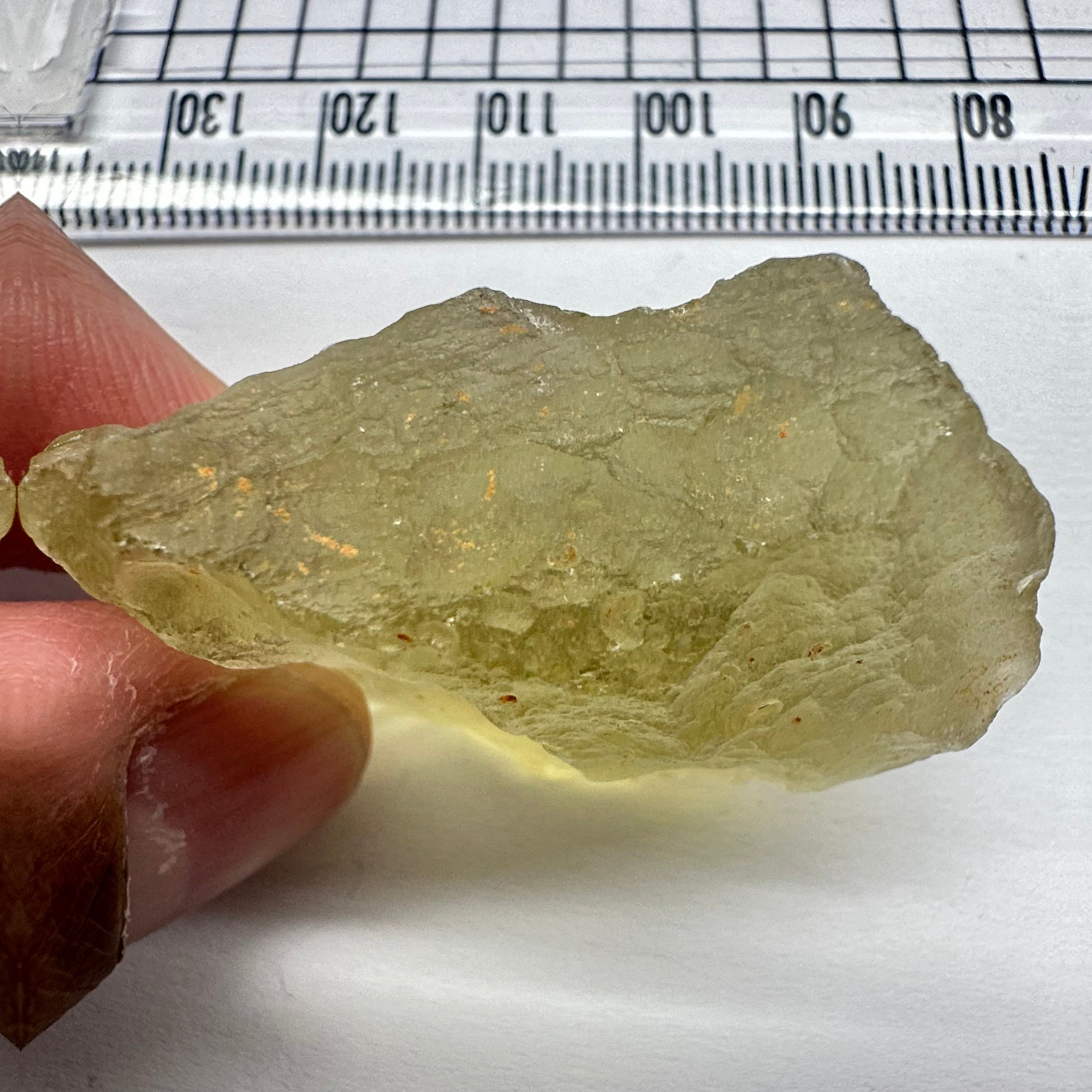 Libyan Desert Glass, 30.50gm, faceting grade, selected