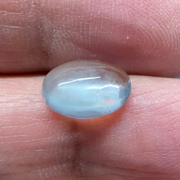 Aquamarine Cabochon, 3.15ct, Zambia, Unheated Untreated