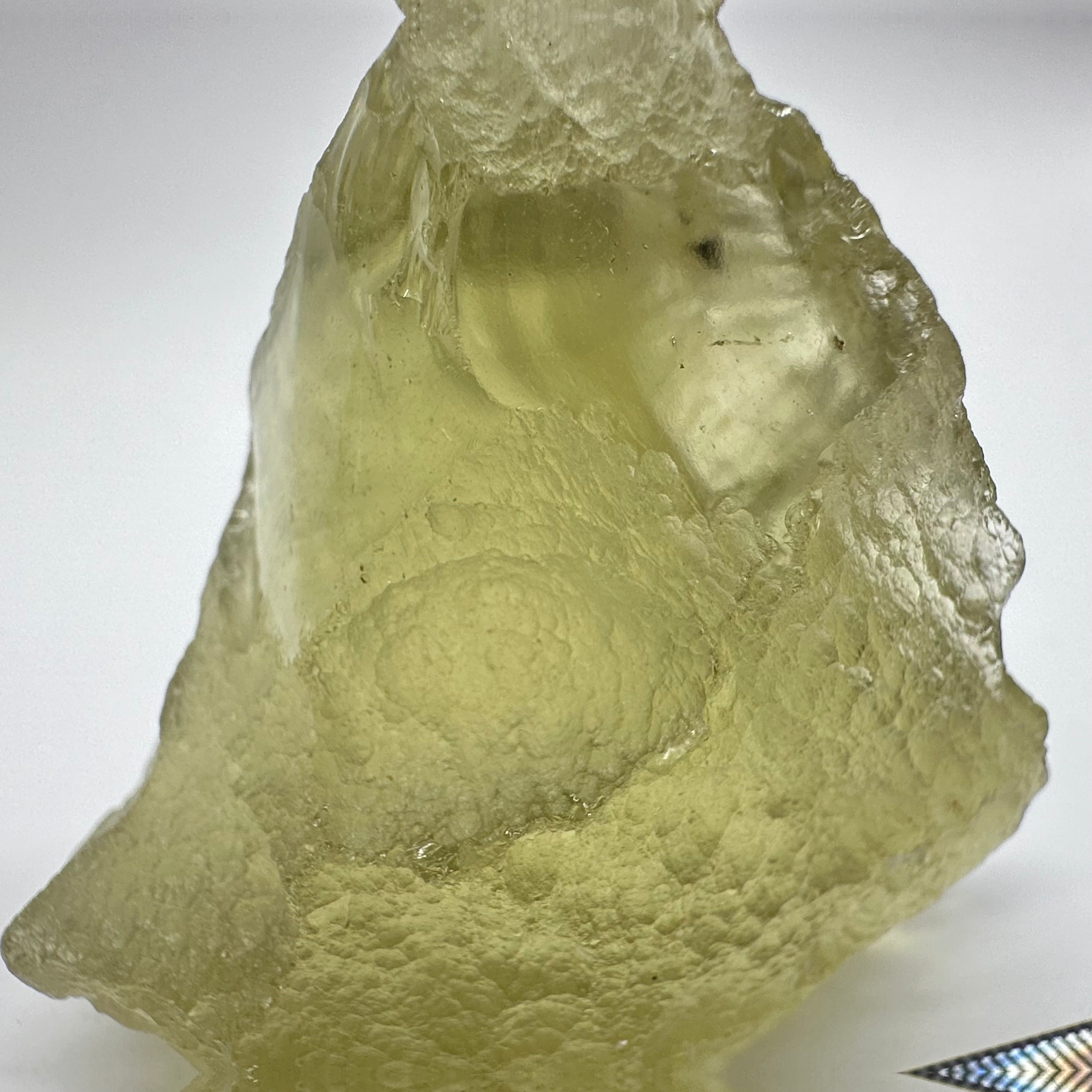 Libyan Desert Glass, 76.40gm, faceting grade, selected