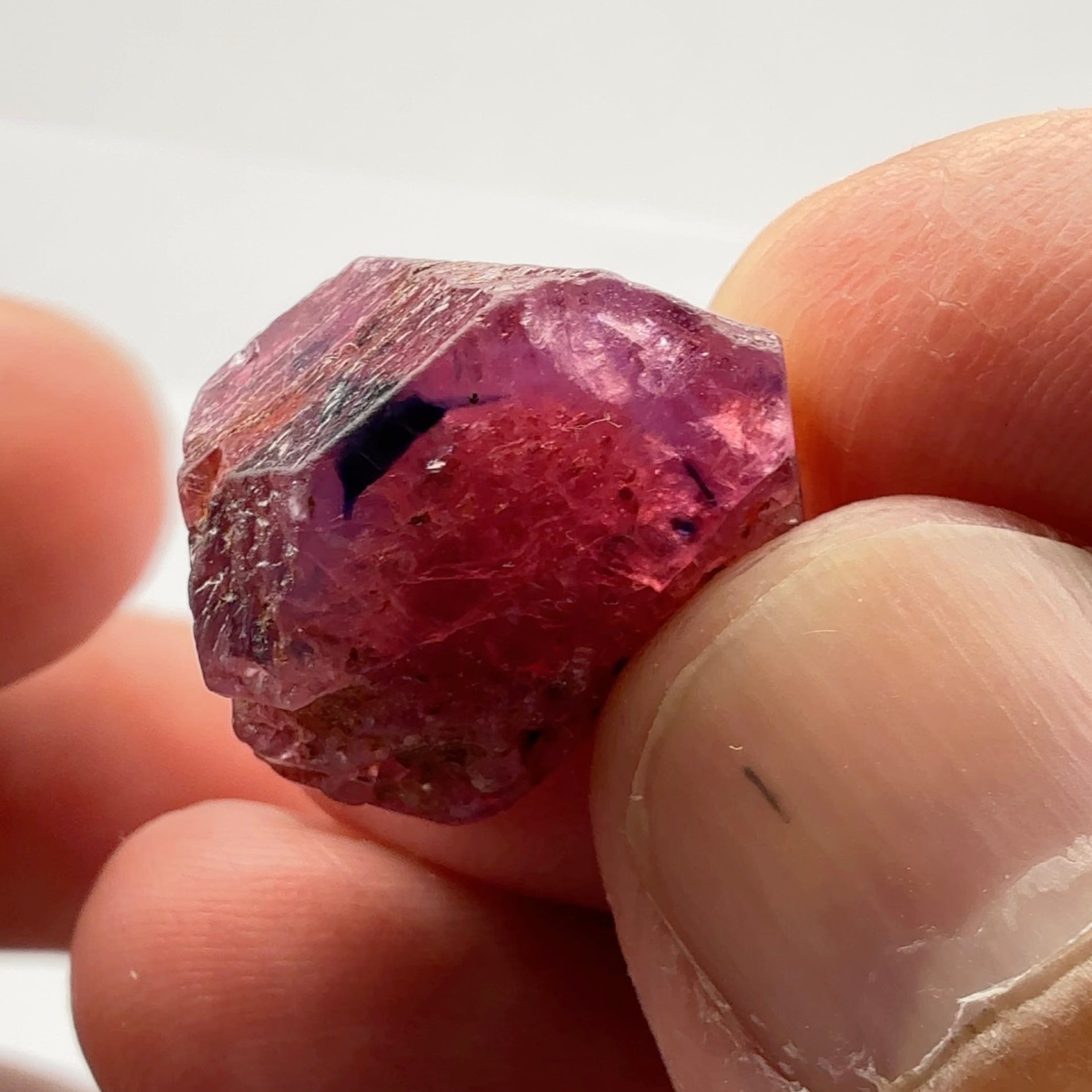 Winza Sapphire Crystal, 30.99ct, Winza, Tanzania, Untreated Unheated, 19.4x19.2x8.4mm