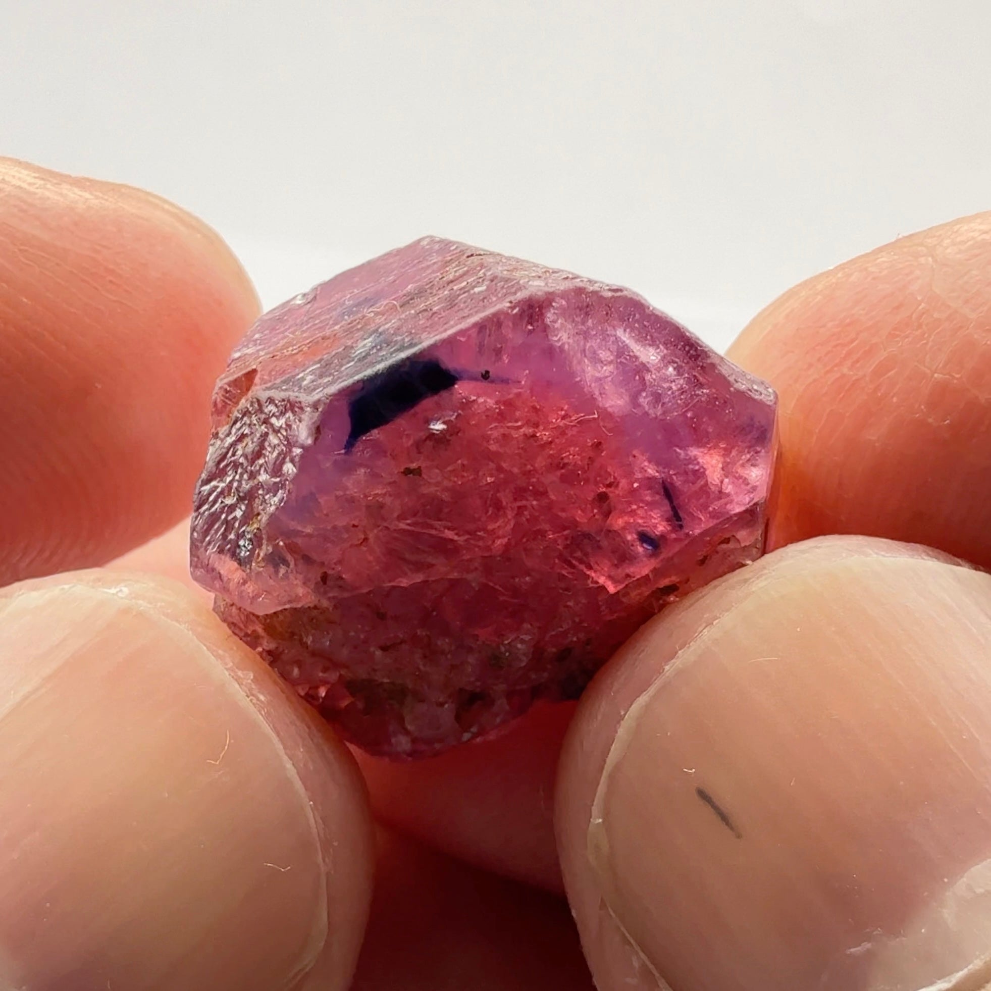 Winza Sapphire Crystal, 30.99ct, Winza, Tanzania, Untreated Unheated, 19.4x19.2x8.4mm