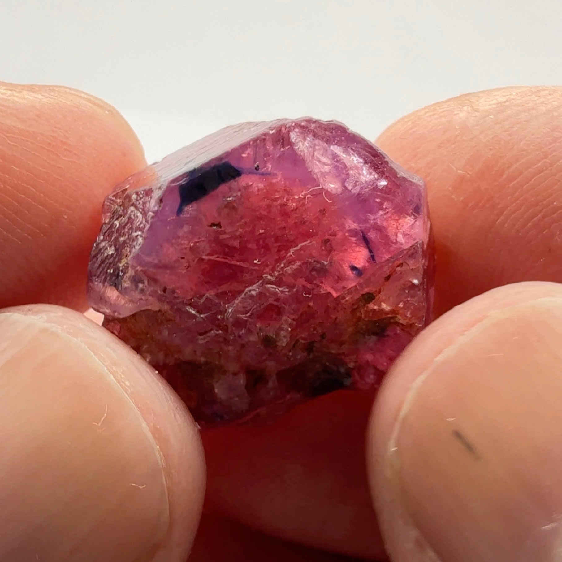 Winza Sapphire Crystal, 30.99ct, Winza, Tanzania, Untreated Unheated, 19.4x19.2x8.4mm