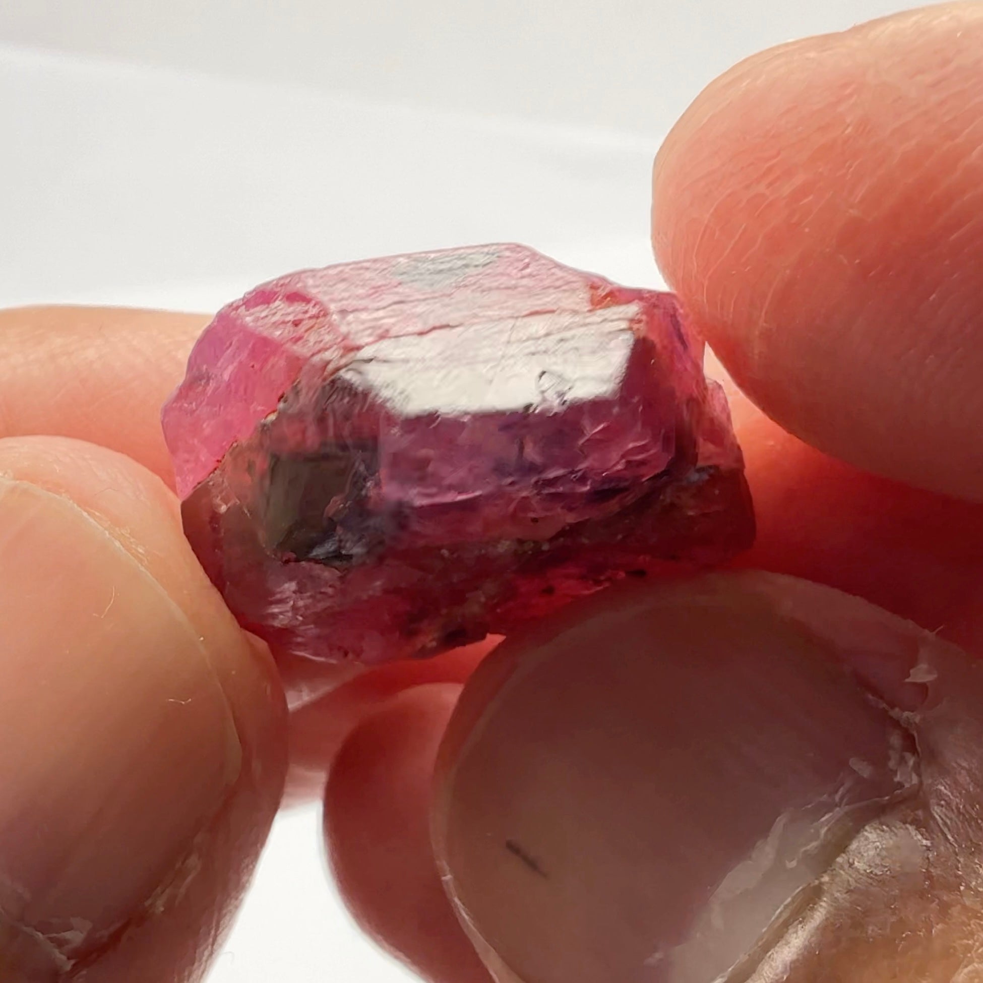 Winza Sapphire Crystal, 30.99ct, Winza, Tanzania, Untreated Unheated, 19.4x19.2x8.4mm
