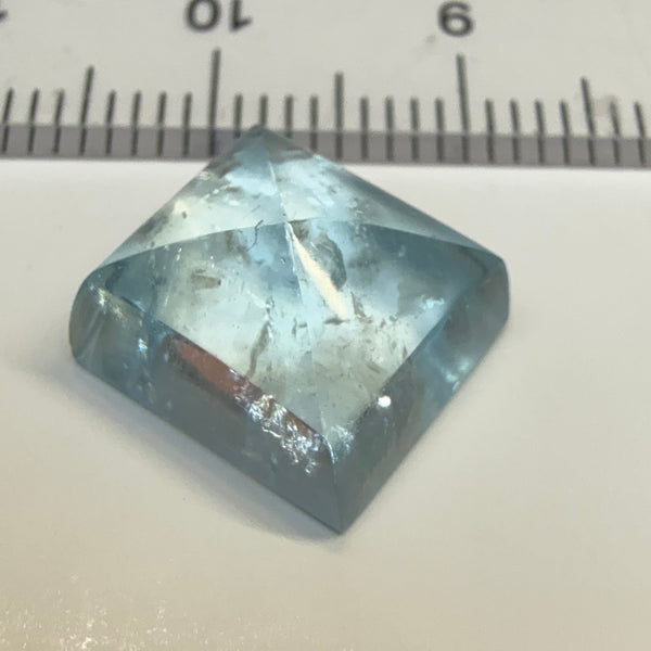 Aquamarine Sugarloaf Cabochon, 8.20ct, Tanzania