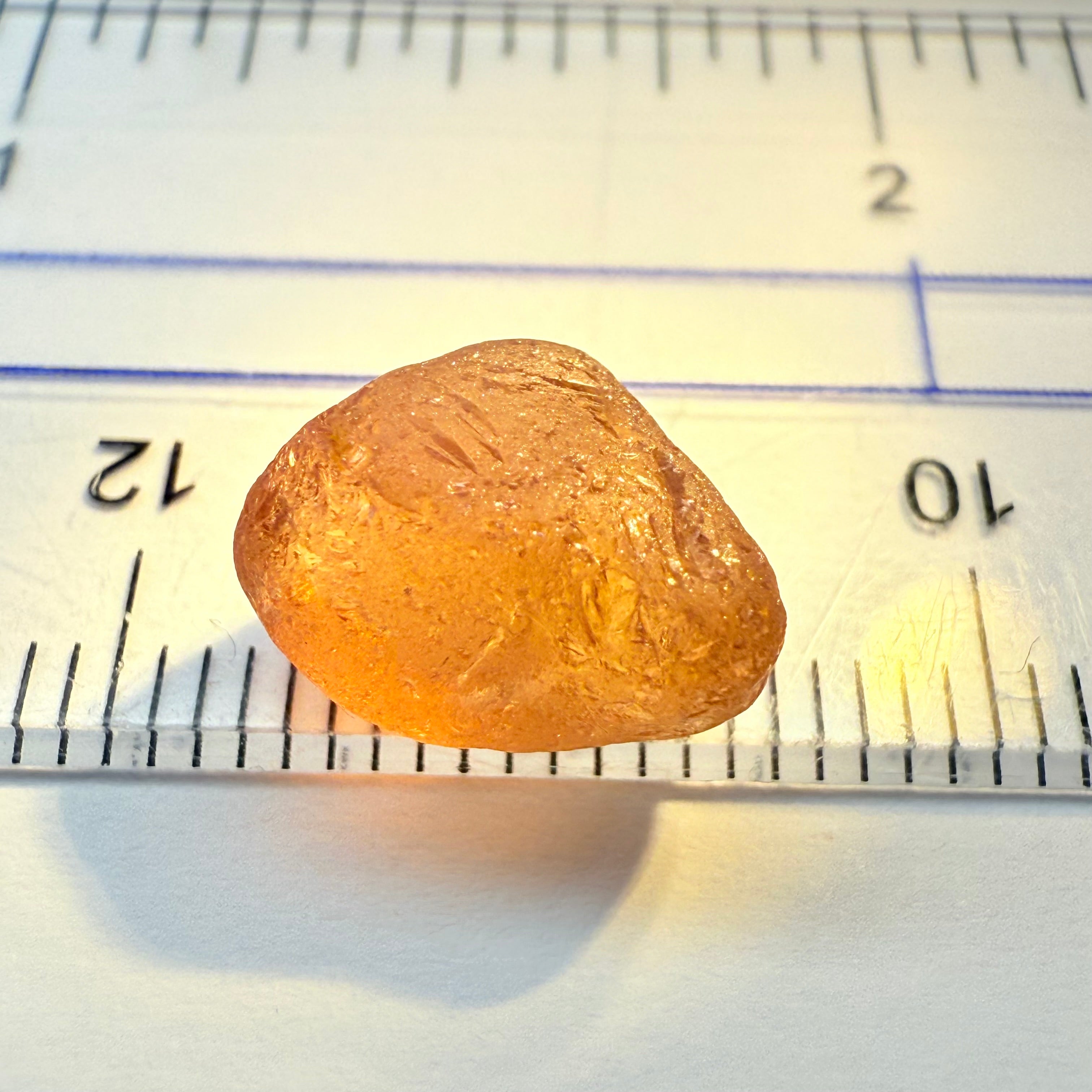 Malaya Garnet, 6.43ct, Umba Valley, Tanzania, Untreated Unheated, beautiful stone, vvs-if with very very slight silk