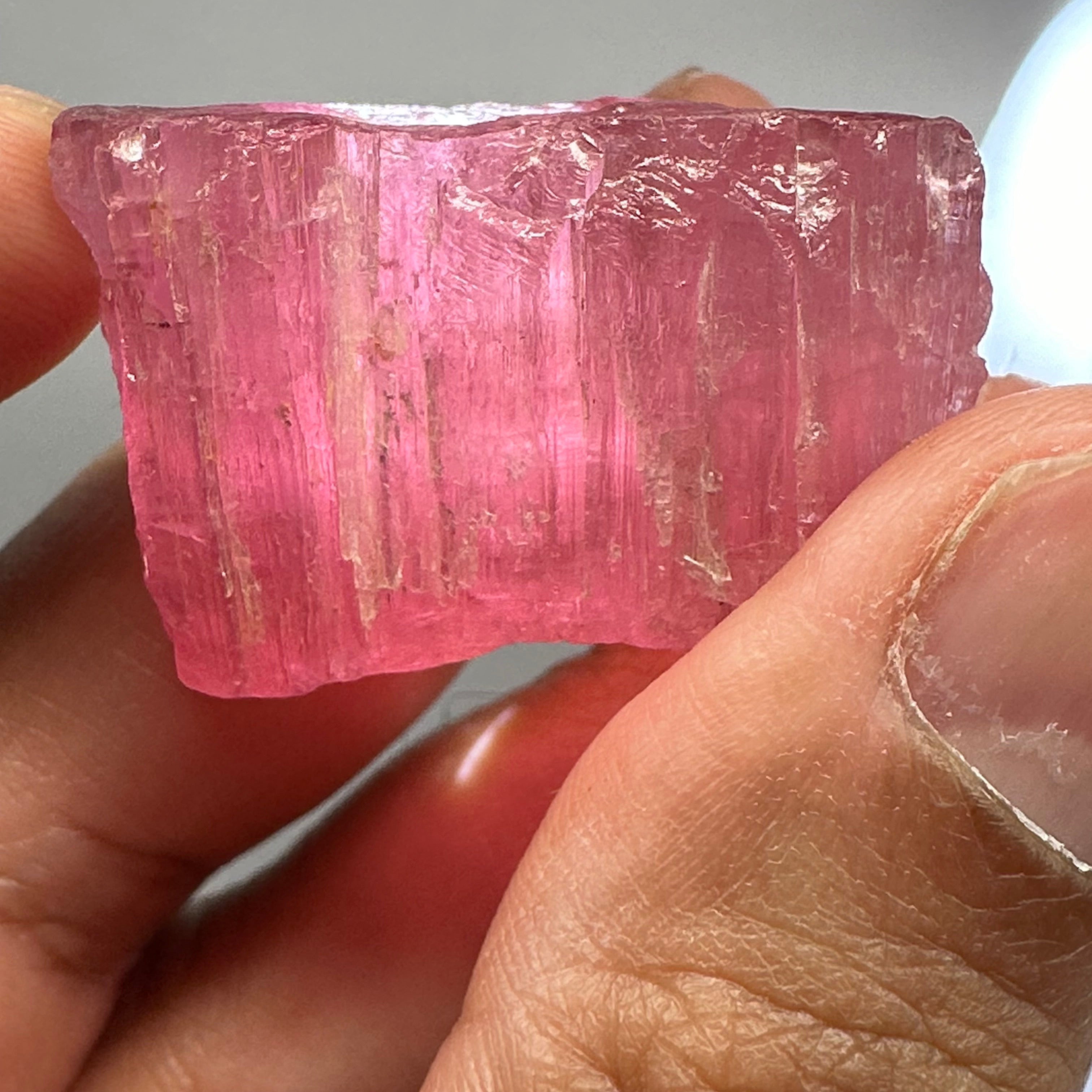 Tourmaline Crystal, 25.90gm, Untreated Unheated, cab/specimen grade