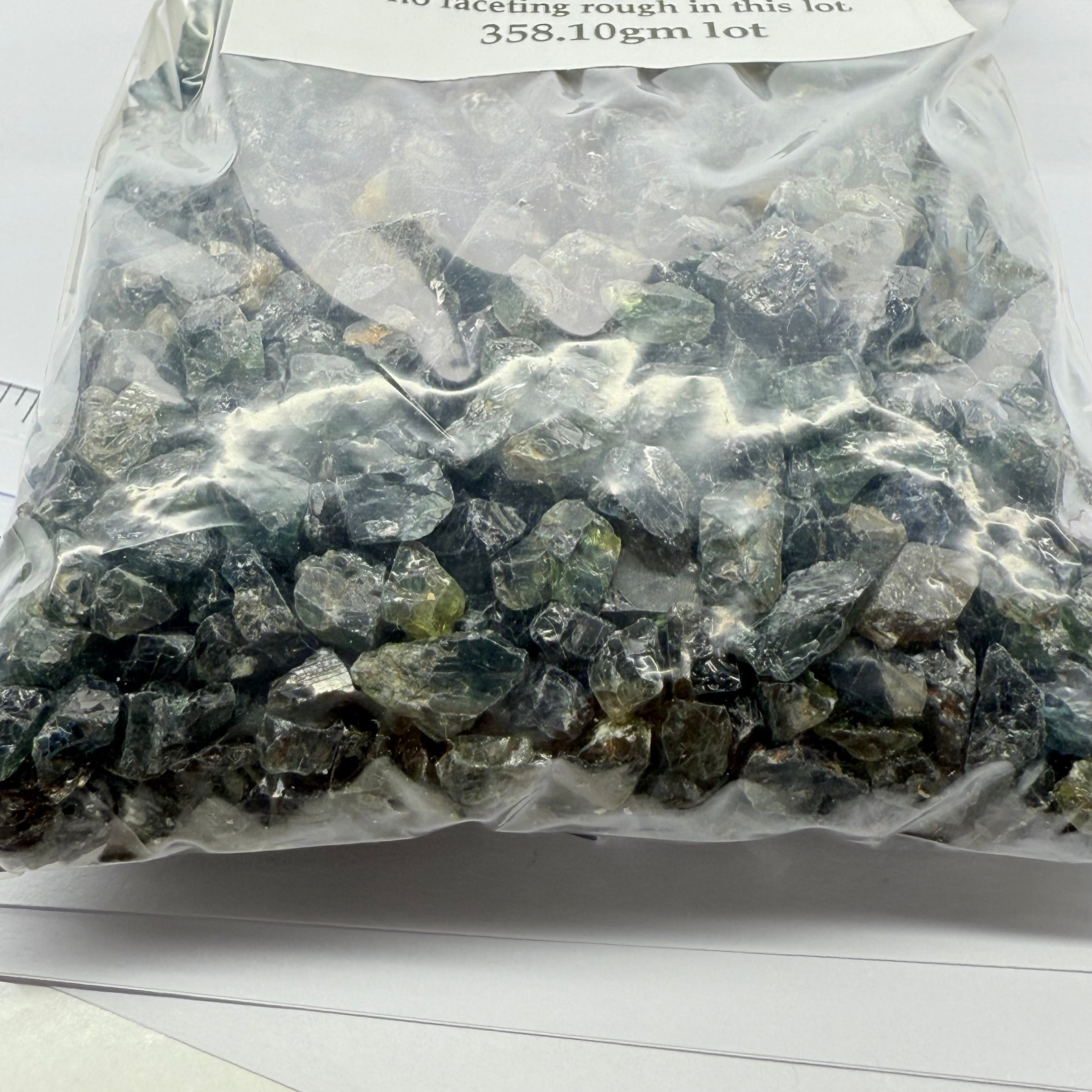 Kenyan Sapphire Lot, Garbatulla Mines, Northern Kenya, Untreated Unheated, specimen grade, or set as is in jewellery, no faceting rough in this lot, 358.10gm lot
