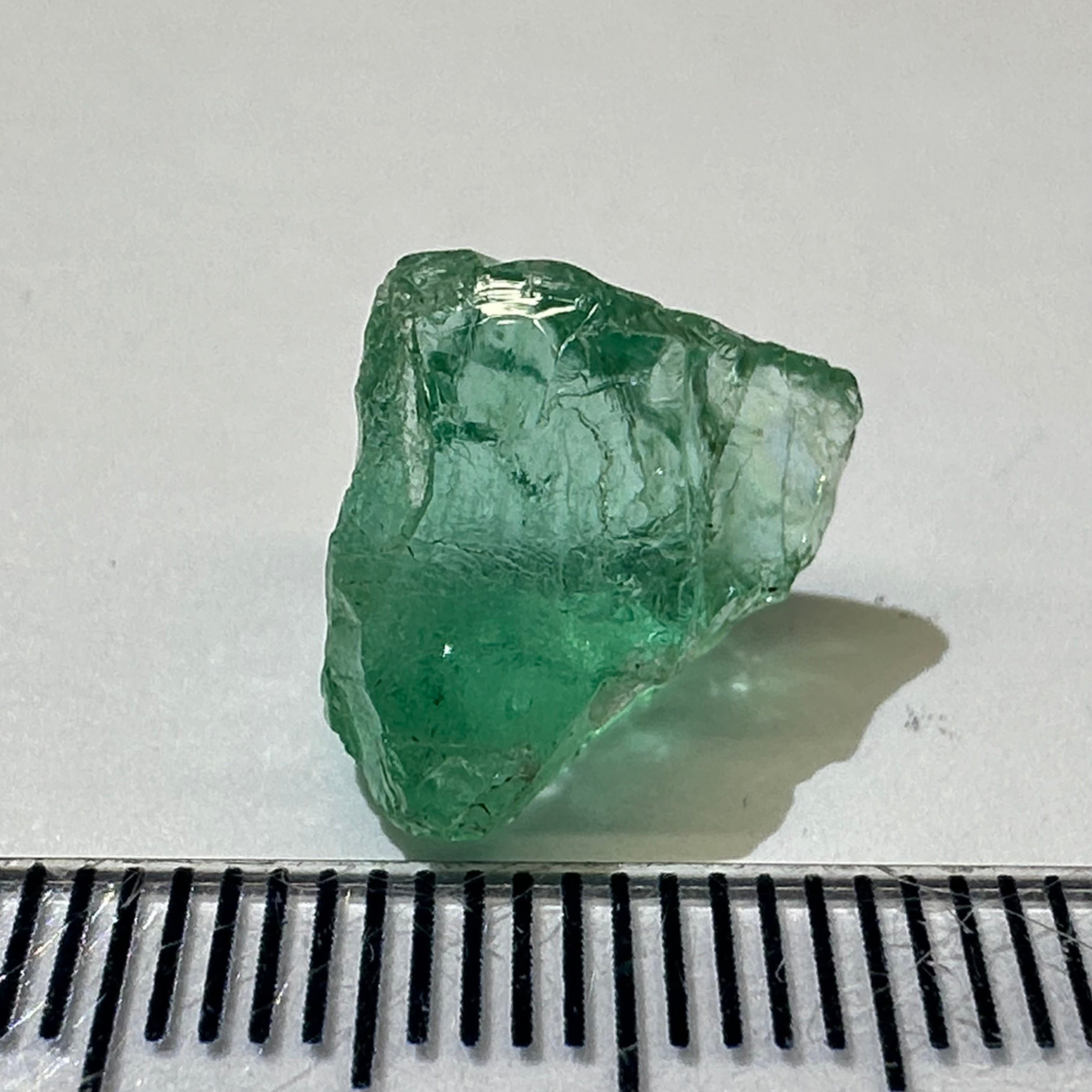 Emerald, 6.51ct, Tanzania, Untreated Unheated, No Oil, clean, no cracks just slight silk, see pictures