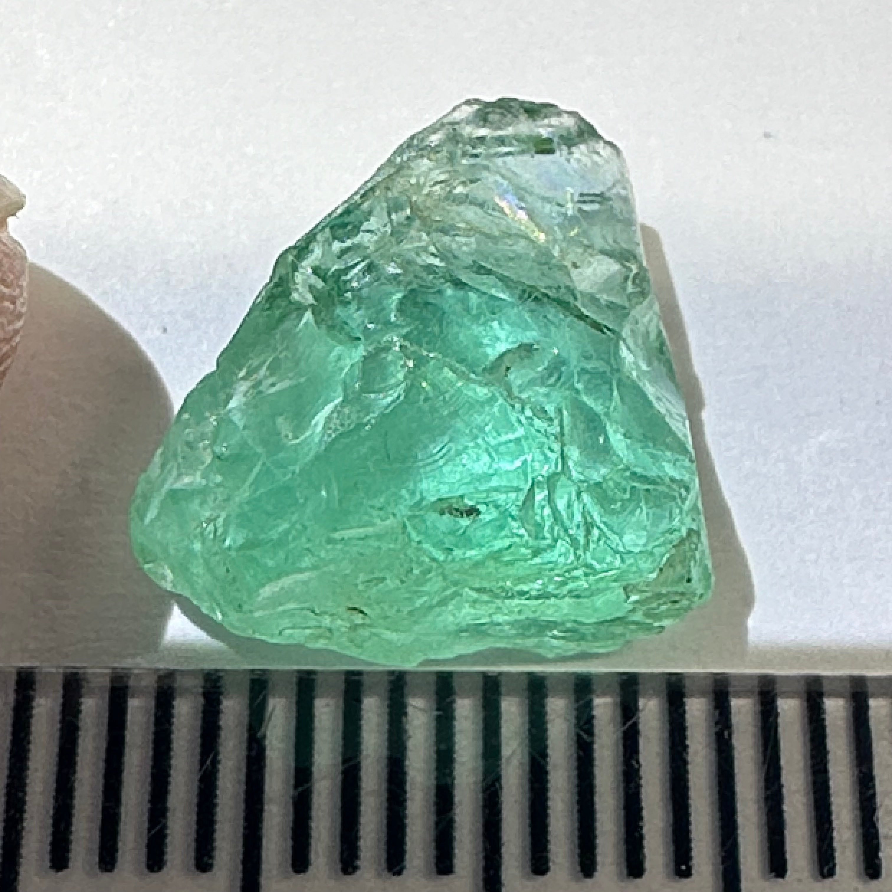 Emerald, 6.51ct, Tanzania, Untreated Unheated, No Oil, clean, no cracks just slight silk, see pictures