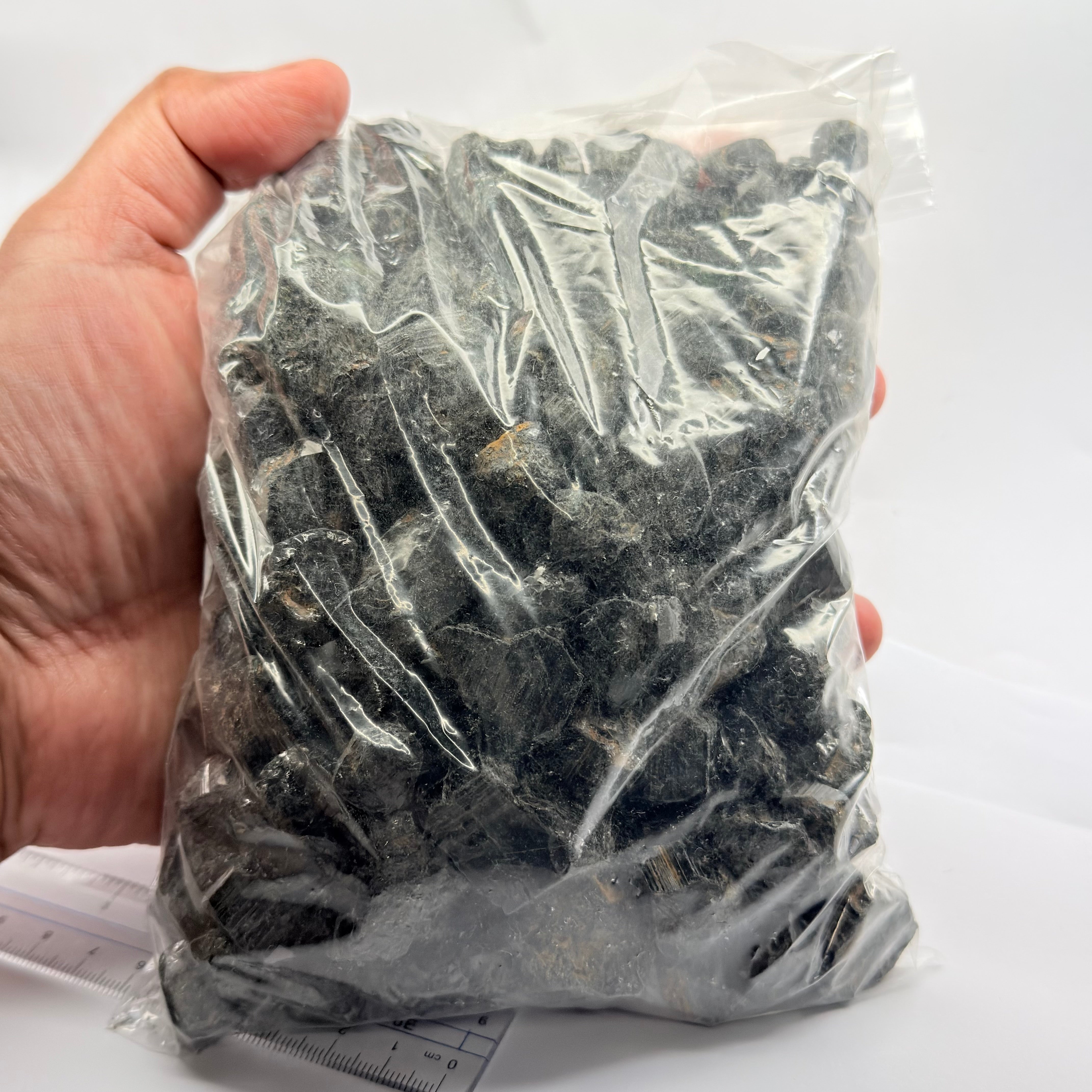 Black Tourmaline Lot, 1429gm, Tanzania