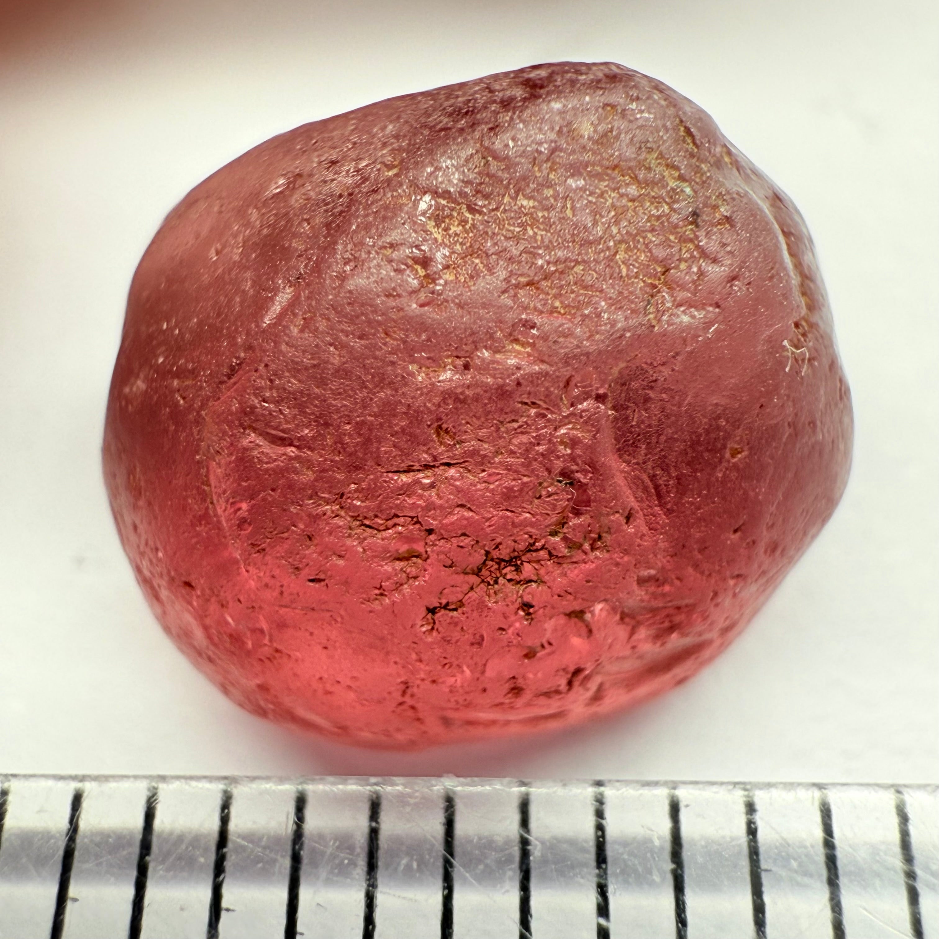 Champagne Garnet, 6.79ct, Lindi, Tanzania, Untreated Unheated, beautiful stone, vvs-if with very very slight silk