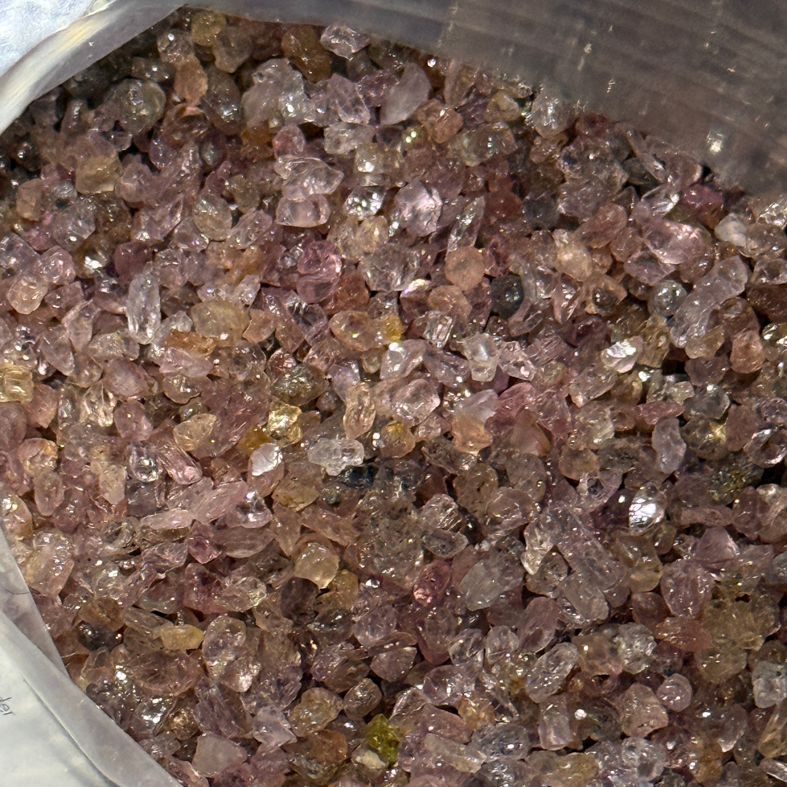 Dragon Garnet Melee Size Rough Lot, 1846gm / 9230ct, av size 0.22ct, Tanzania, price is for the lot, very small, use for melee, fish tank, artwork, anything really, almost all are fluorescent under uv, see pics and videos