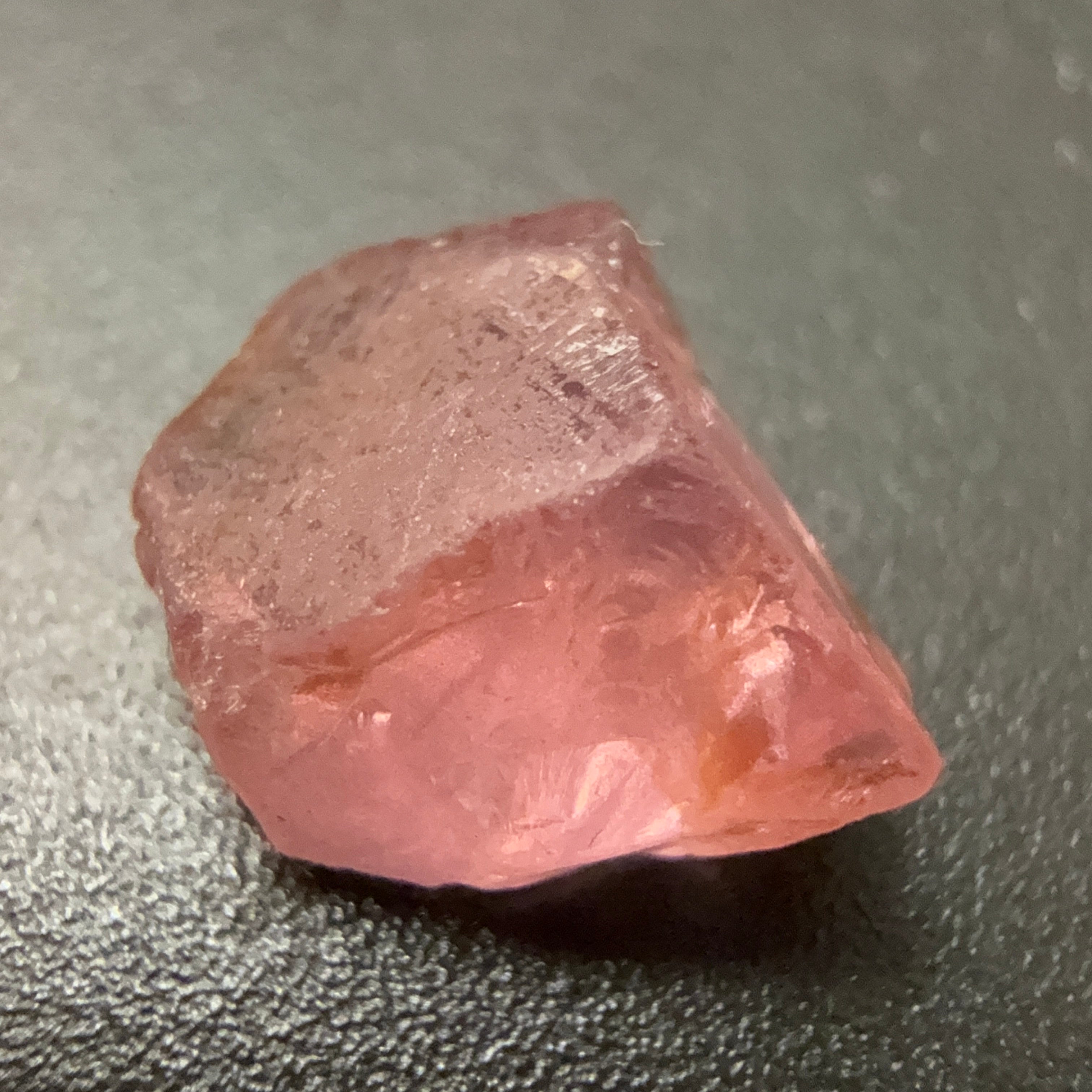 Mahenge Spinel, 3.65ct, Mahenge, Tanzania, Untreated Unheated. Slight crack on one end will come off on preforming, rest slightly milky