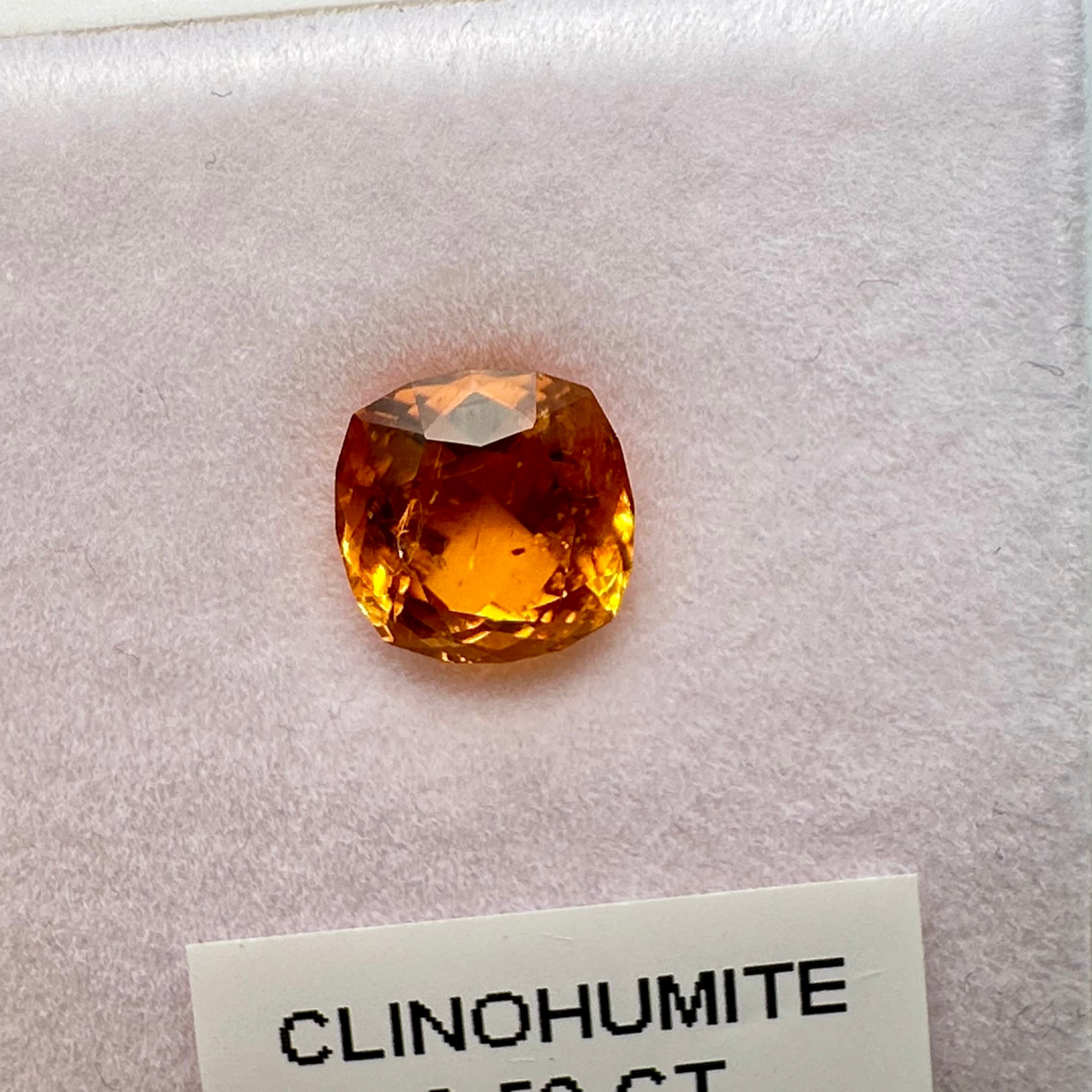 Clinohumite, 2.59ct, Tanzania, Untreated Unheated