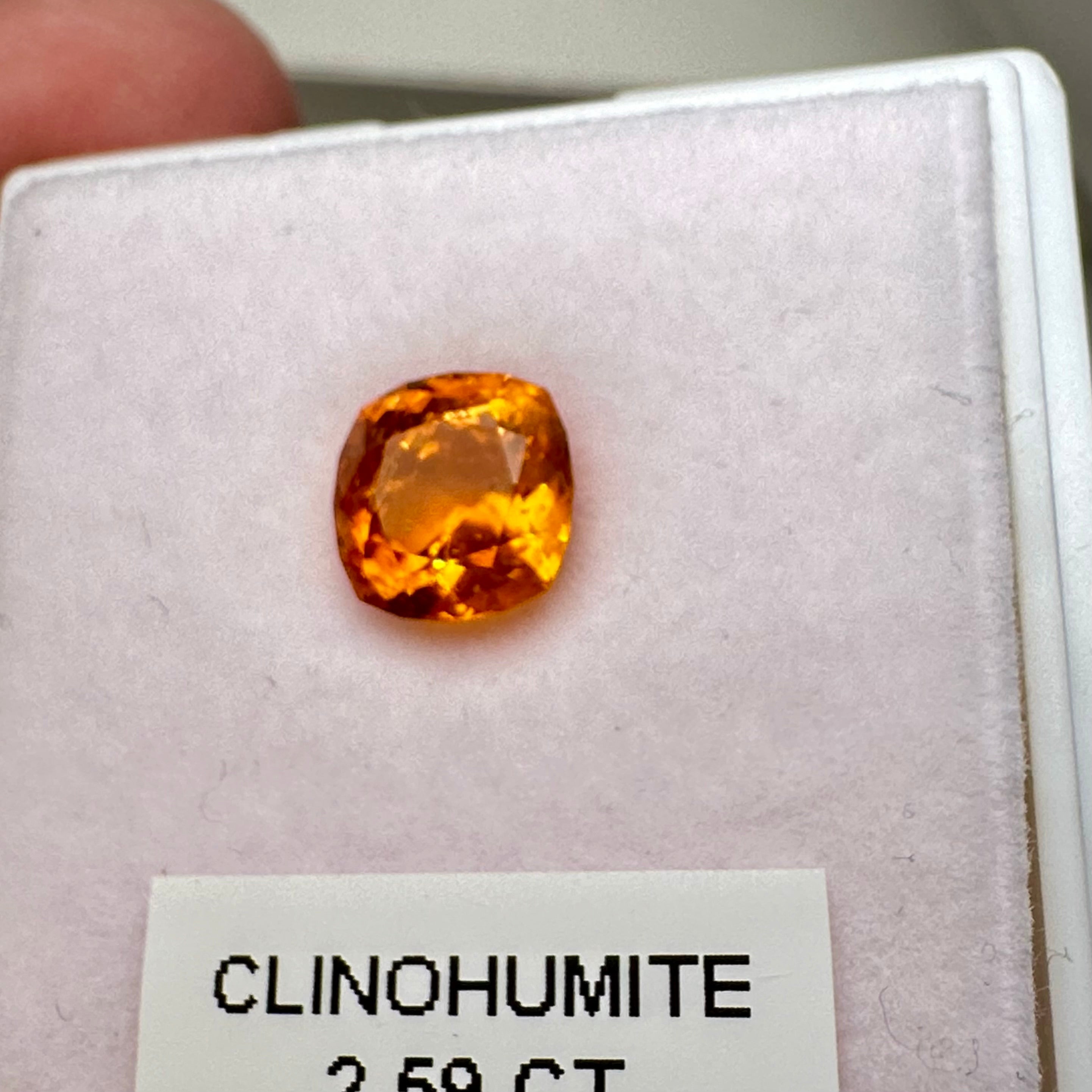 Clinohumite, 2.59ct, Tanzania, Untreated Unheated