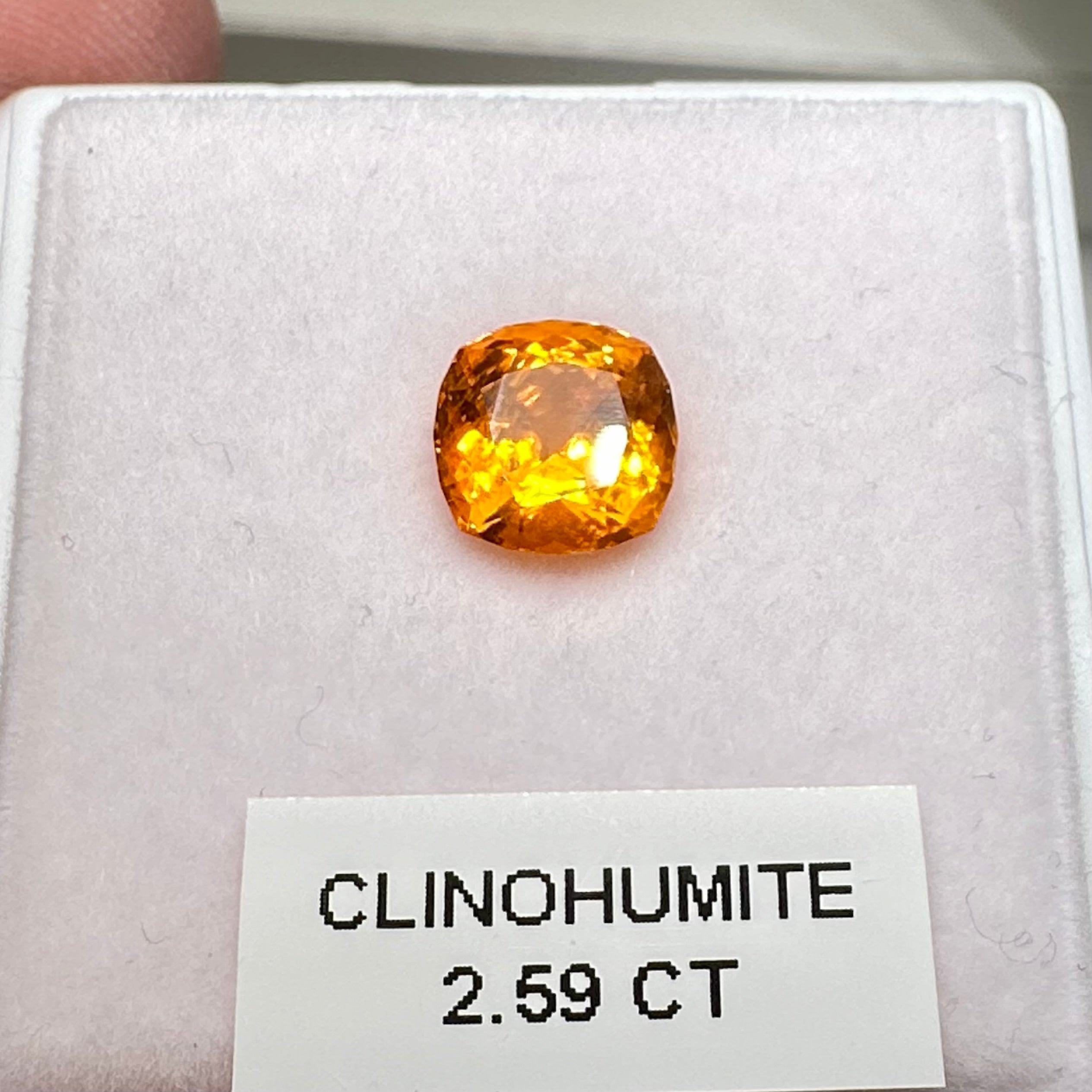 Clinohumite, 2.59ct, Tanzania, Untreated Unheated