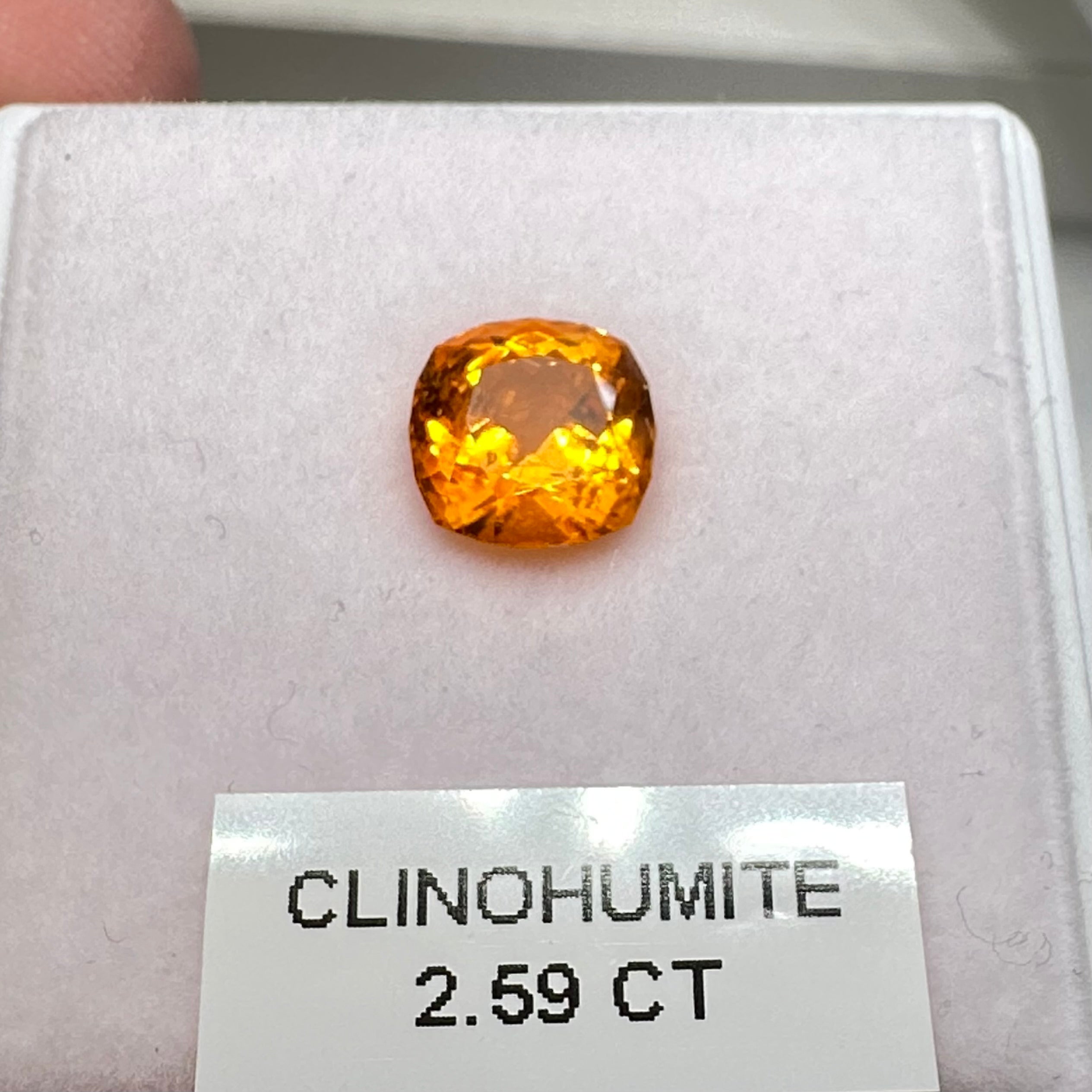 Clinohumite, 2.59ct, Tanzania, Untreated Unheated