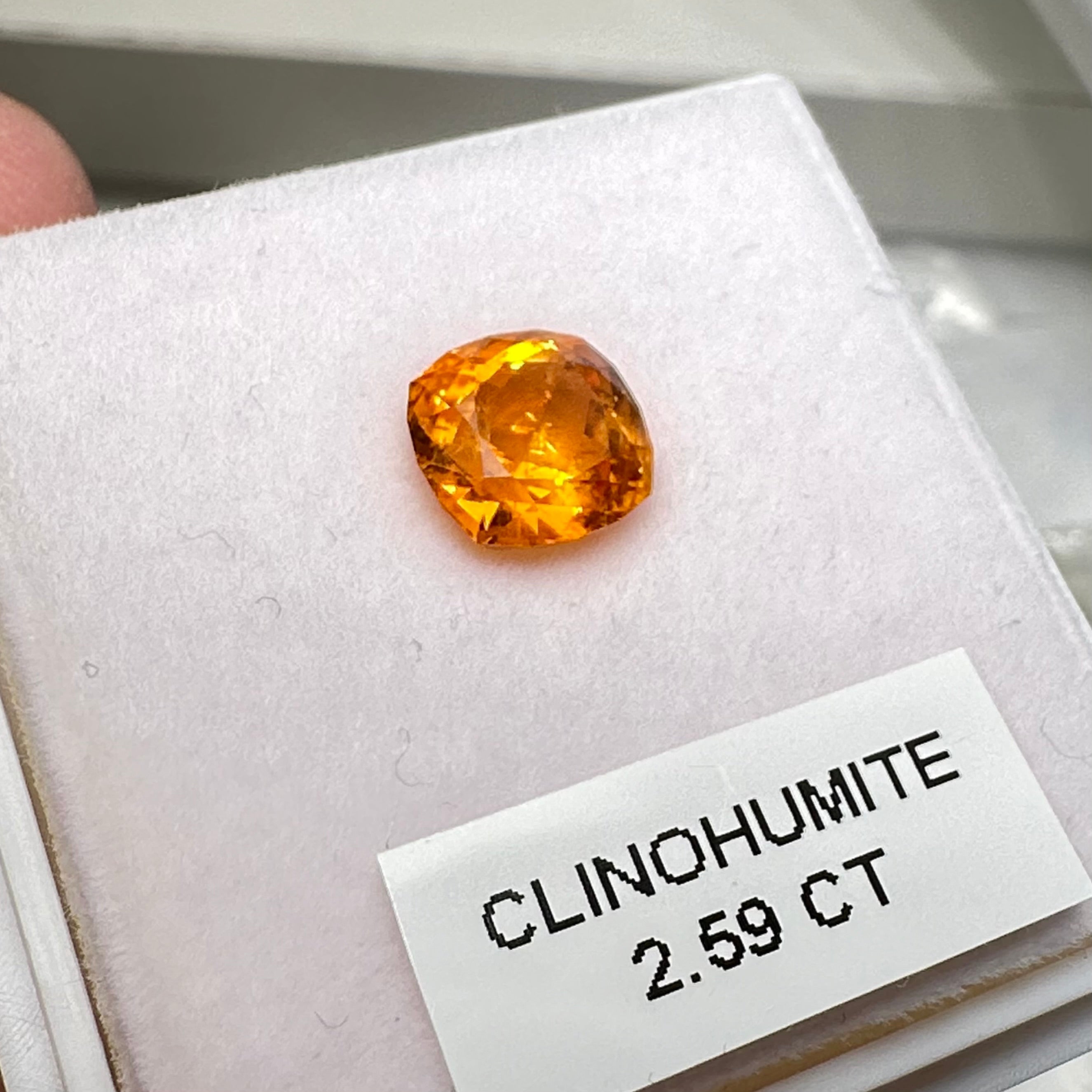 Clinohumite, 2.59ct, Tanzania, Untreated Unheated