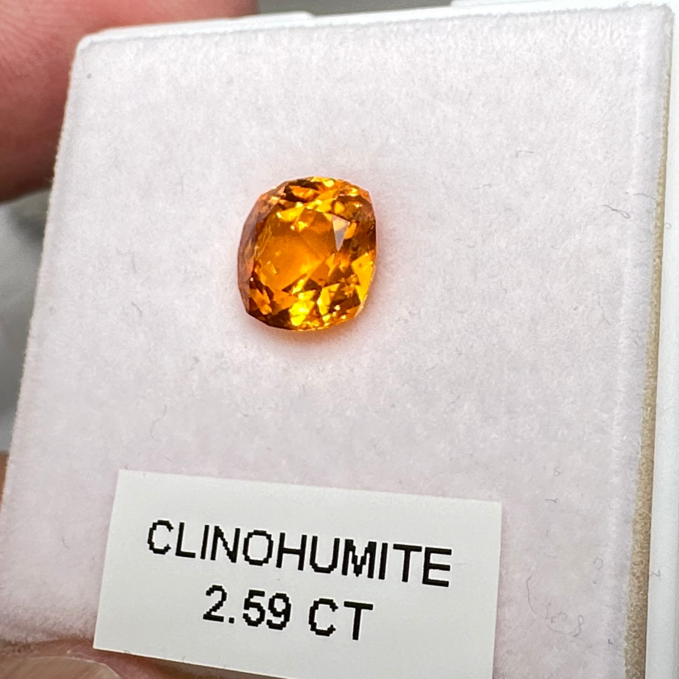 Clinohumite, 2.59ct, Tanzania, Untreated Unheated