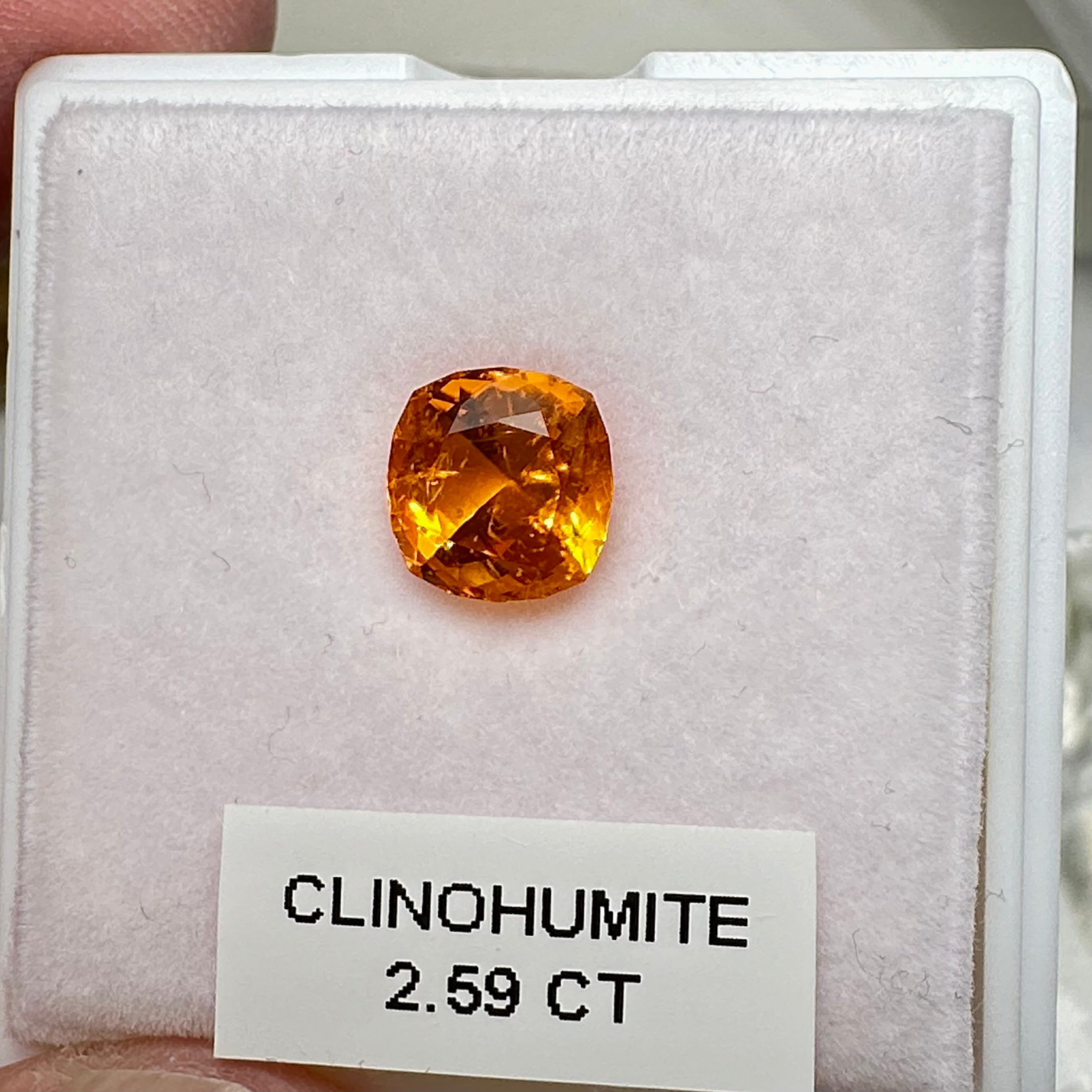 Clinohumite, 2.59ct, Tanzania, Untreated Unheated