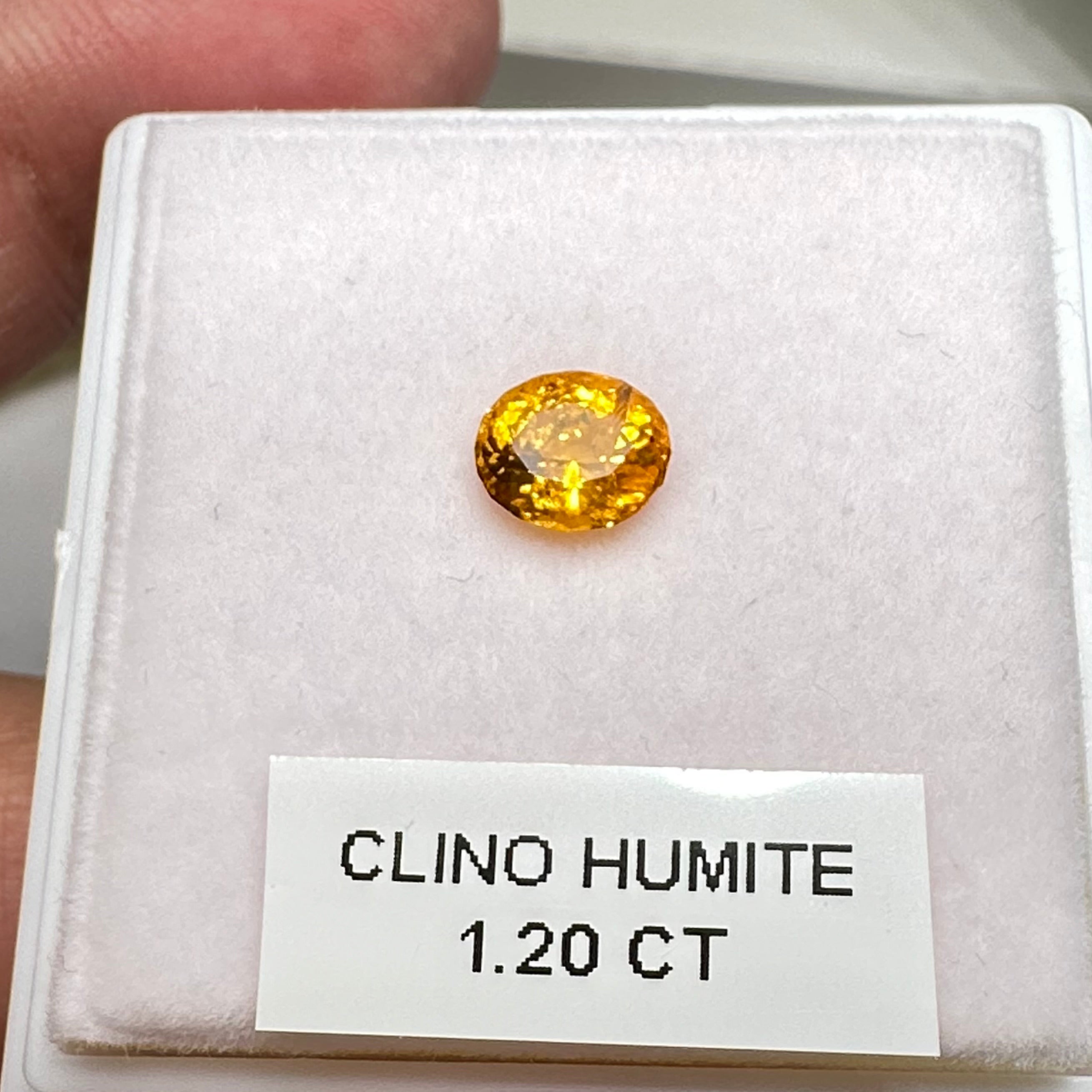 Clinohumite, 1.20ct, Tanzania, Untreated Unheated