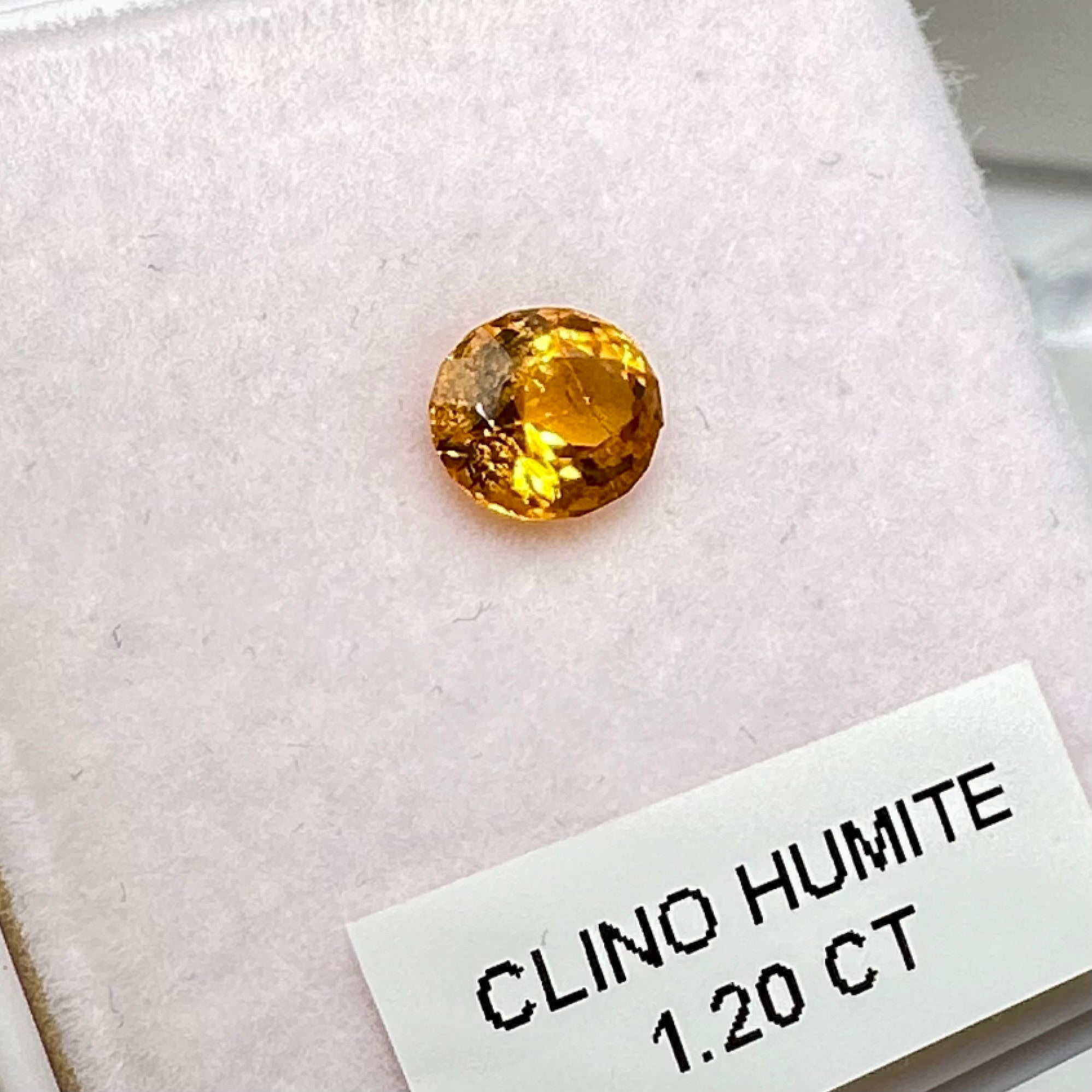 Clinohumite, 1.20ct, Tanzania, Untreated Unheated