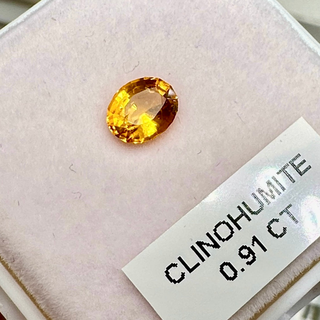 Clinohumite, 0.91ct, Tanzania, Untreated Unheated