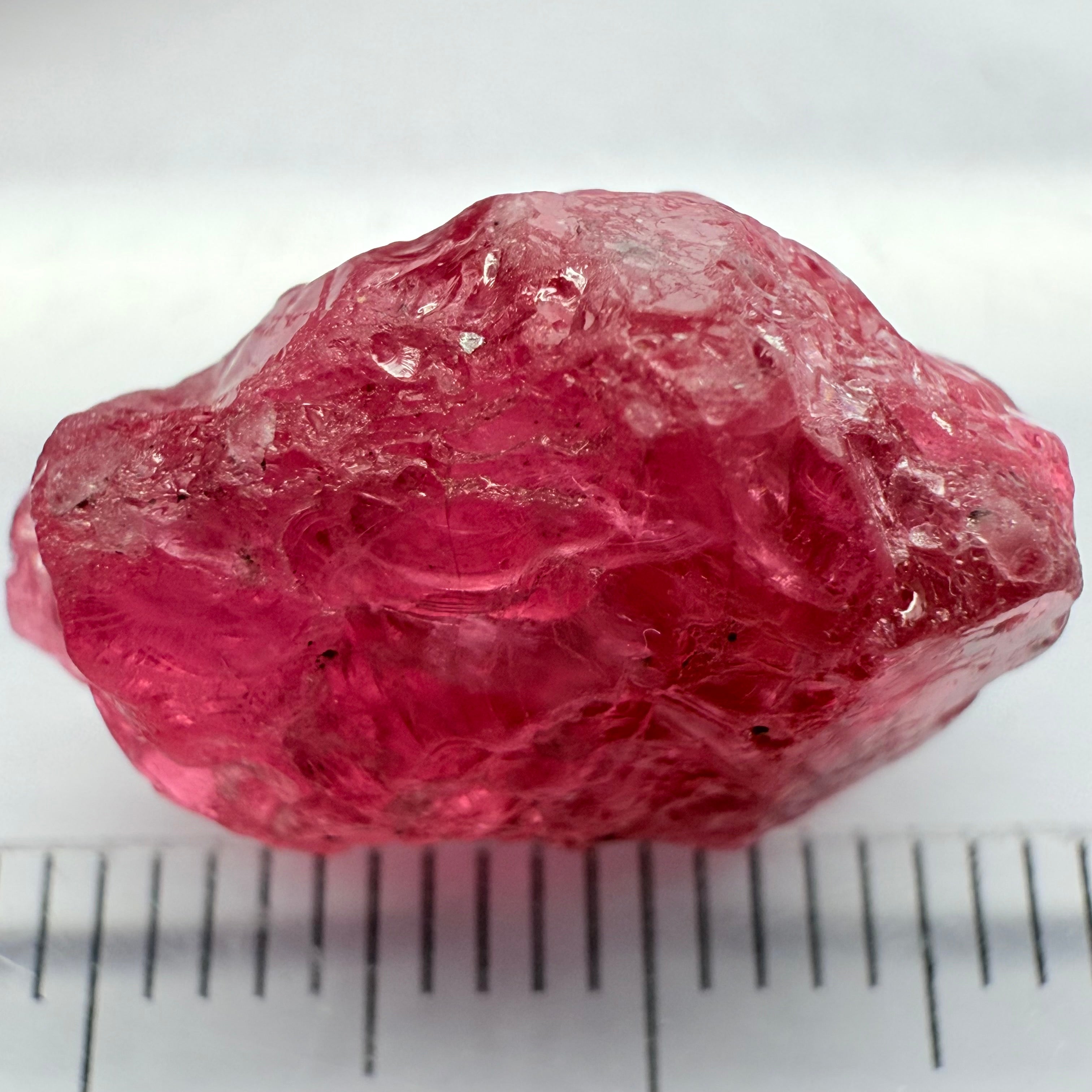 Mahenge Spinel, 17.68ct, Mahenge, Tanzania, Untreated Unheated, massive piece but too many inclusions inside, only use as a specimen