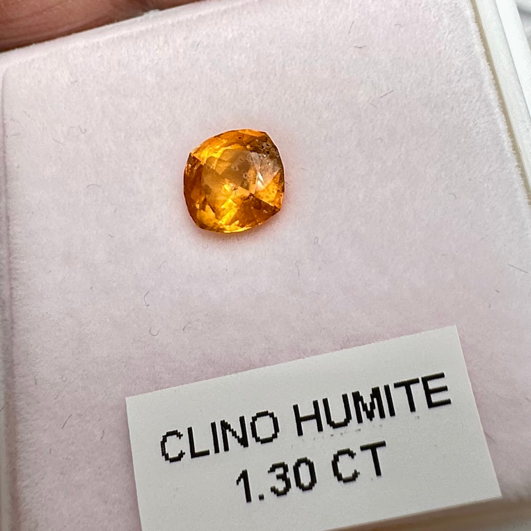 Clinohumite, 1.30ct, Tanzania, Untreated Unheated