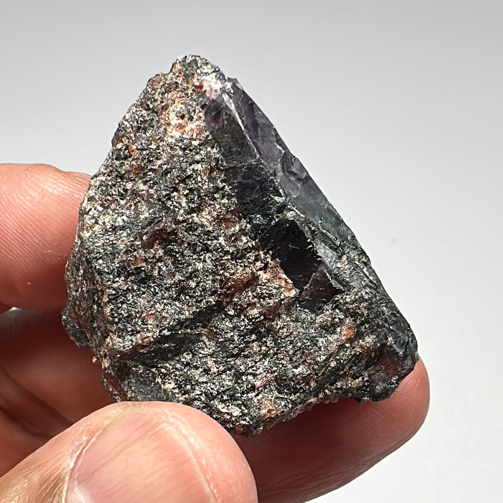 Winza Sapphire Crystal Matrix, 31.60gm, Tanzania, Untreated Unheated