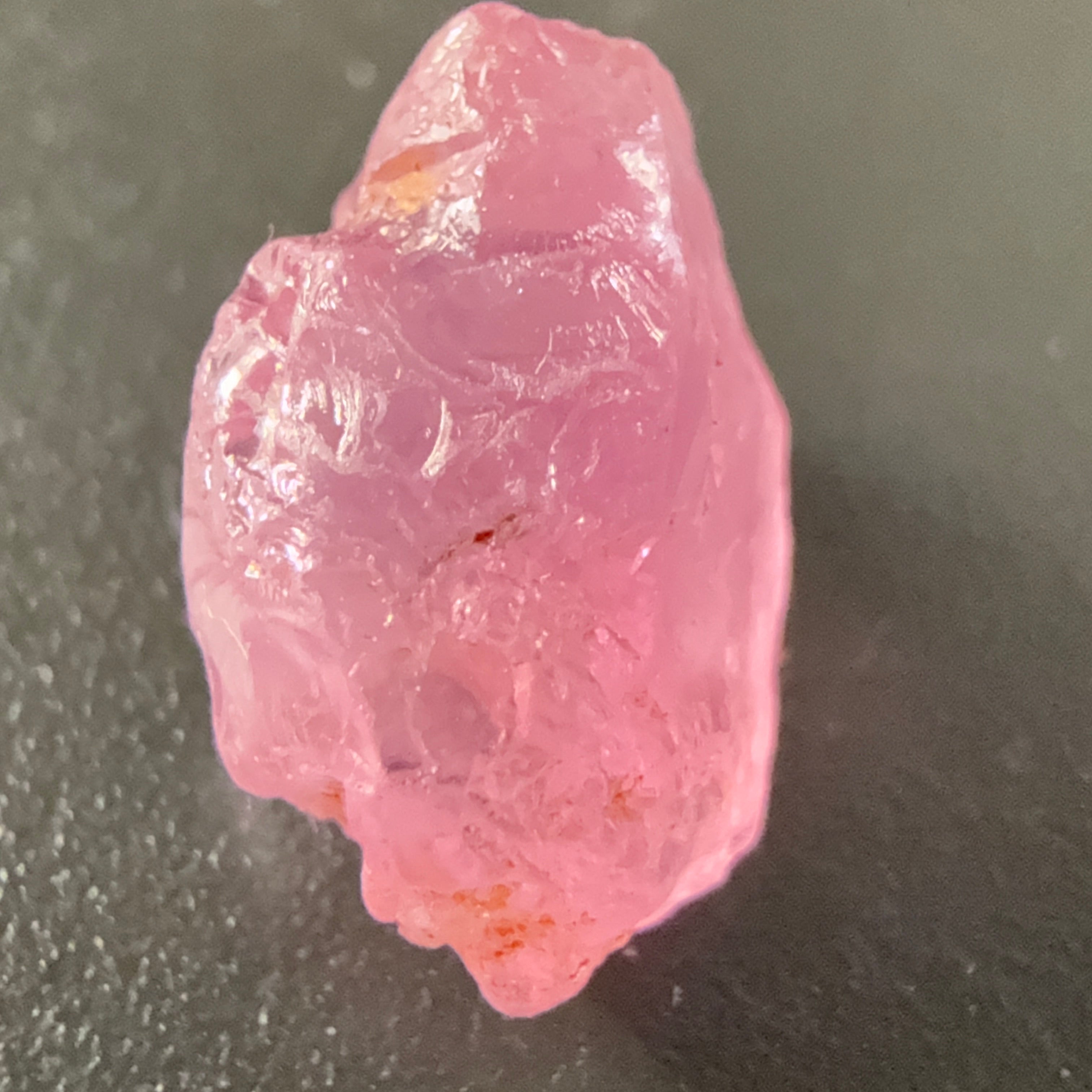 Pink Spinel, Sleepy Baby Pink Colour, 4.29ct, Tanzania, Untreated Unheated. No cracks, just silk giving a milky effect
