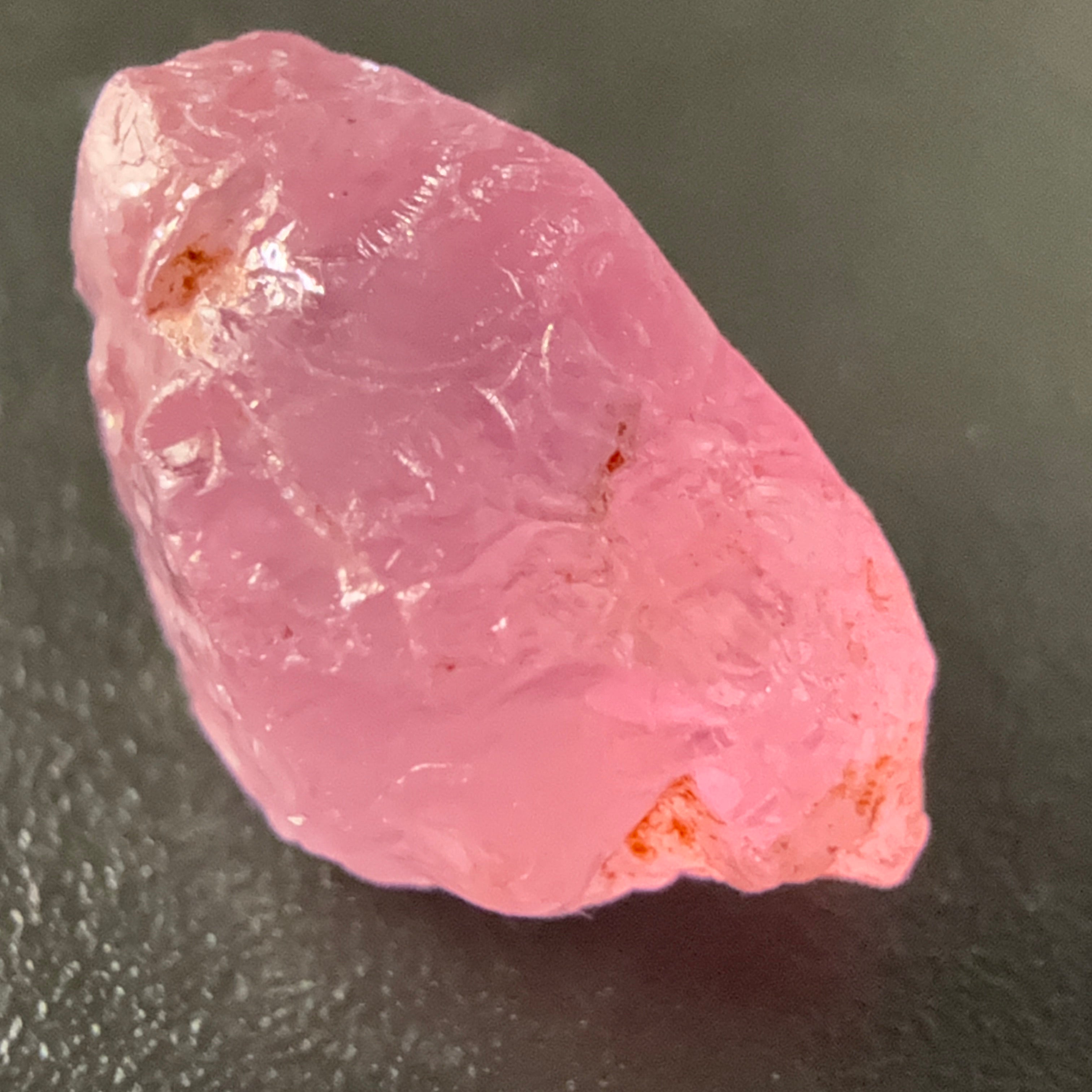 Pink Spinel, Sleepy Baby Pink Colour, 4.29ct, Tanzania, Untreated Unheated. No cracks, just silk giving a milky effect