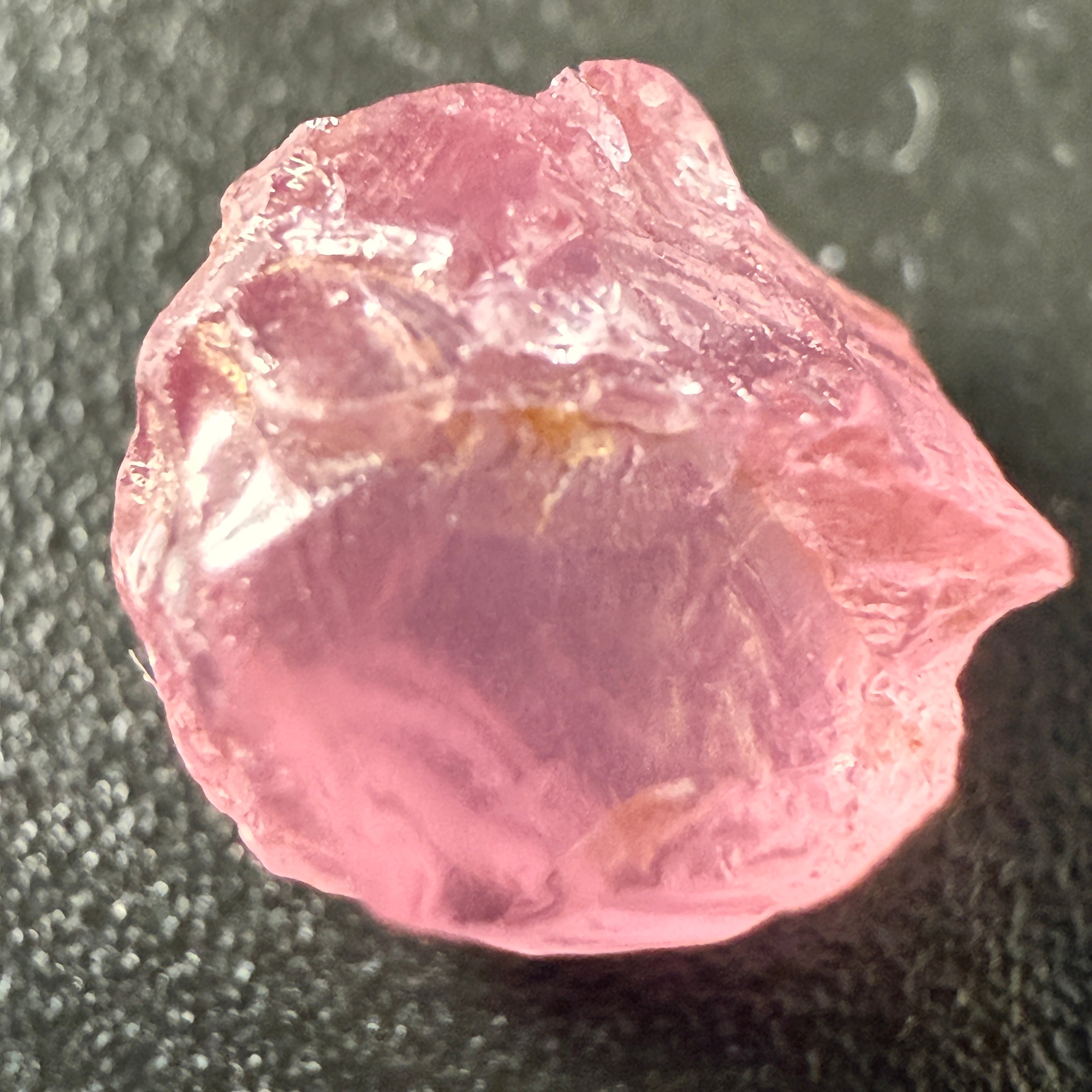 Pink Spinel, Sleepy Baby Pink Colour, 2.23ct, Tanzania, Untreated Unheated. No cracks, just silk giving a milky effect