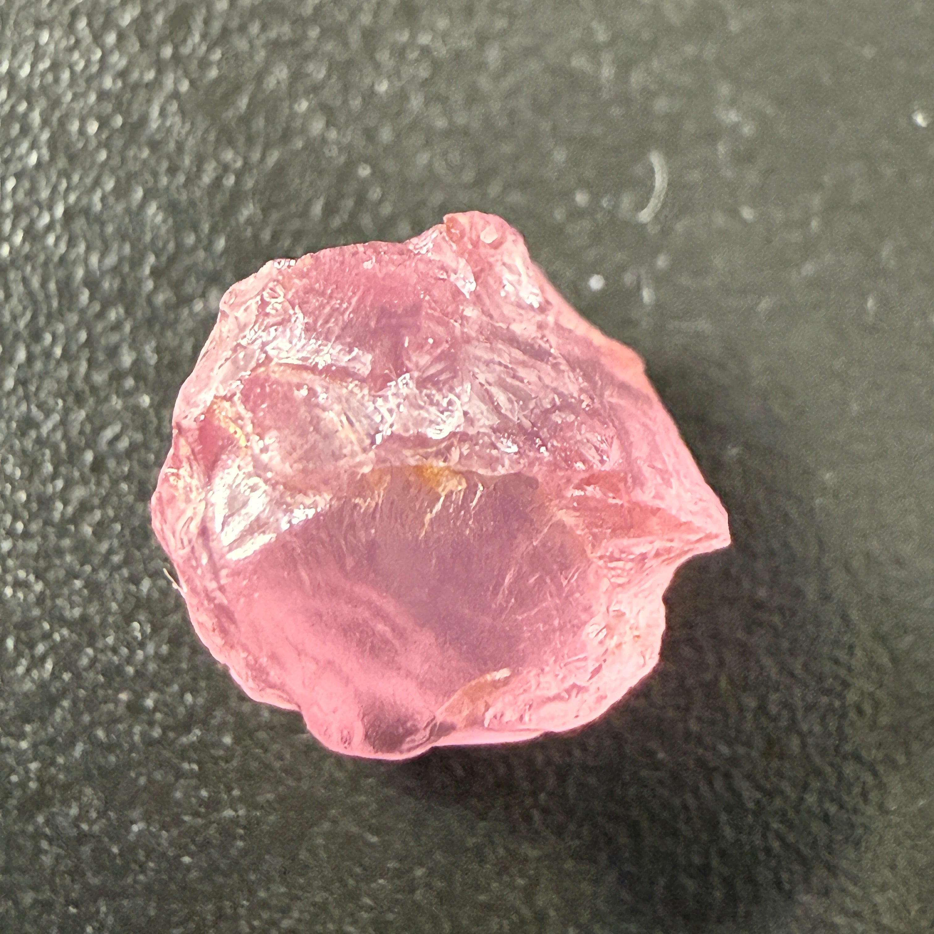 Pink Spinel, Sleepy Baby Pink Colour, 2.23ct, Tanzania, Untreated Unheated. No cracks, just silk giving a milky effect