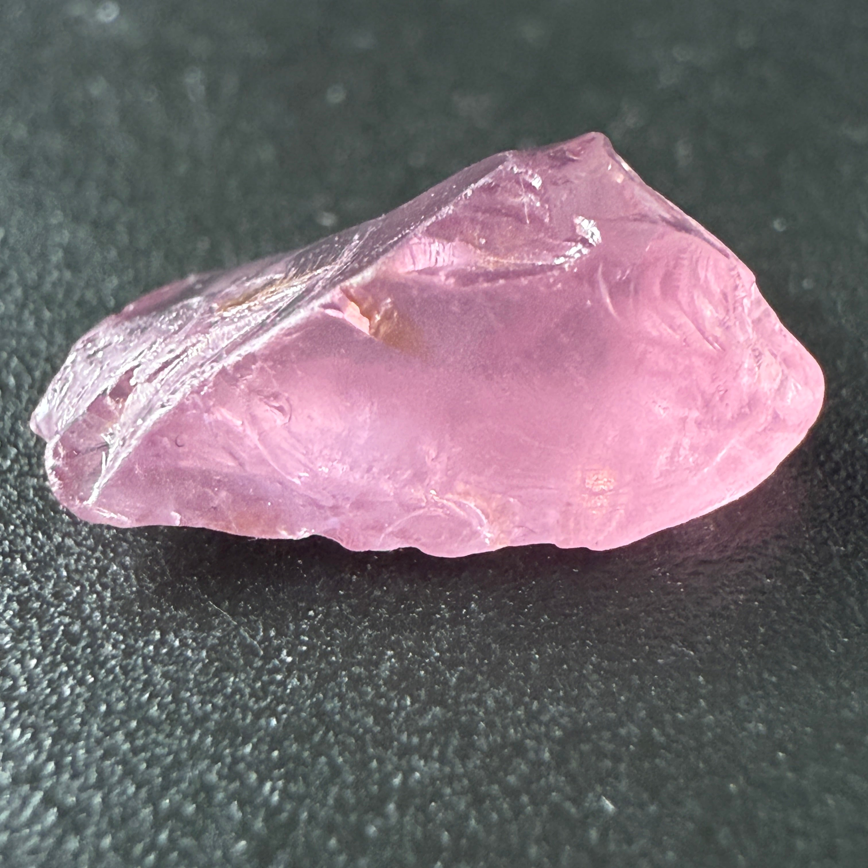 Pink Spinel, Sleepy Baby Pink Colour, 2.70ct, Tanzania, Untreated Unheated. No cracks, just silk giving a milky effect, see shape