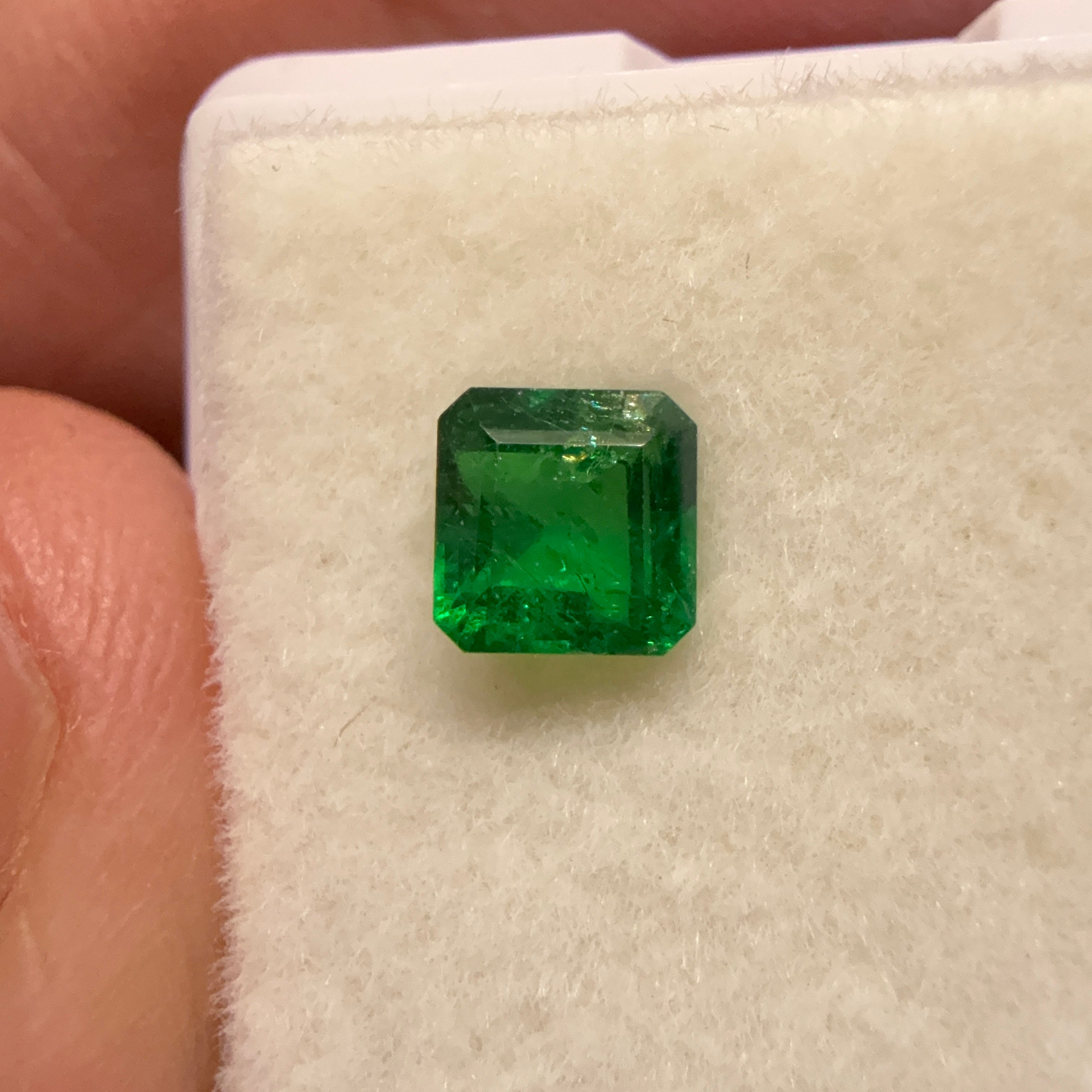 Tsavorite Garnet, 0.64ct, Kenya, Unheated Untreated, native cut.