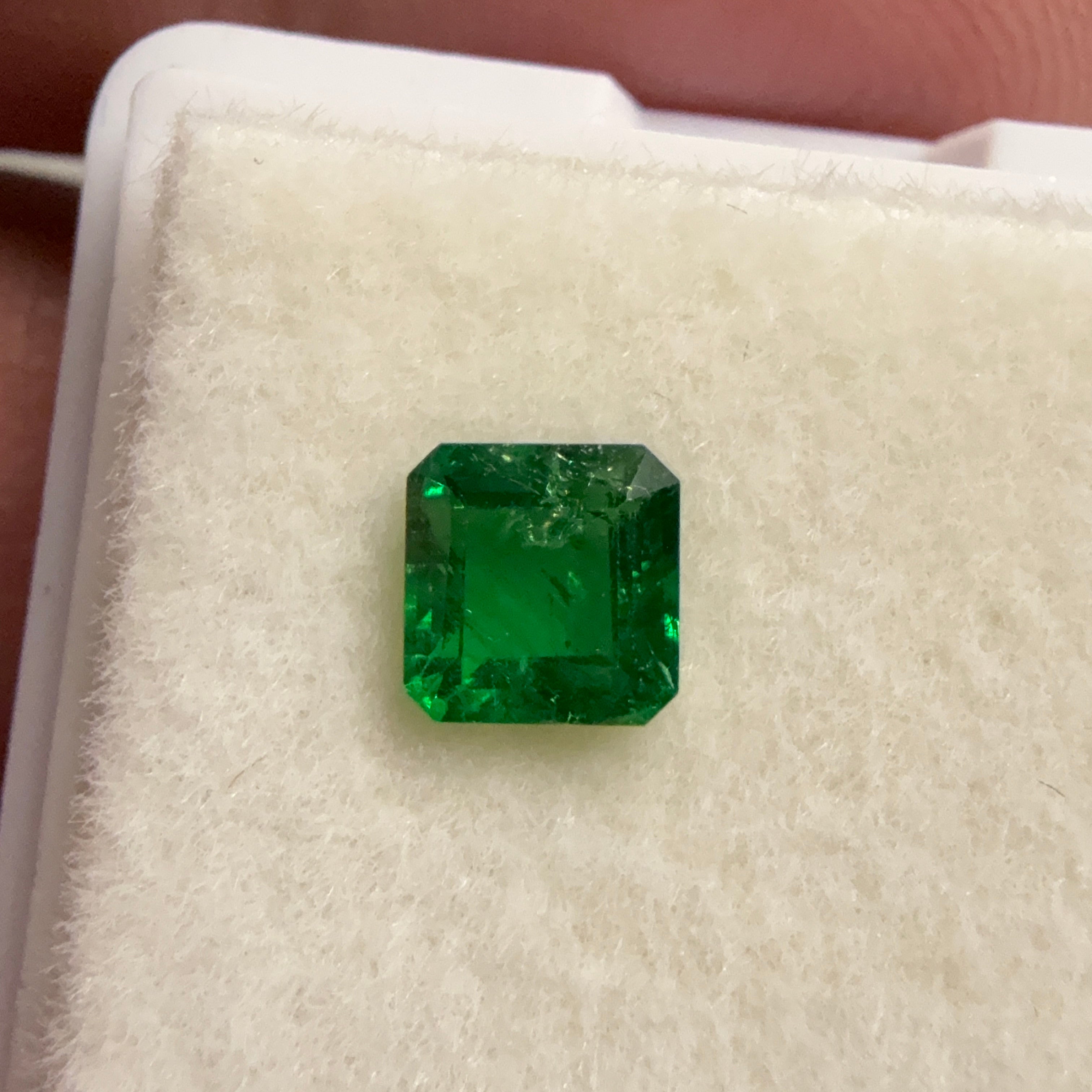 Tsavorite Garnet, 0.64ct, Kenya, Unheated Untreated, native cut.