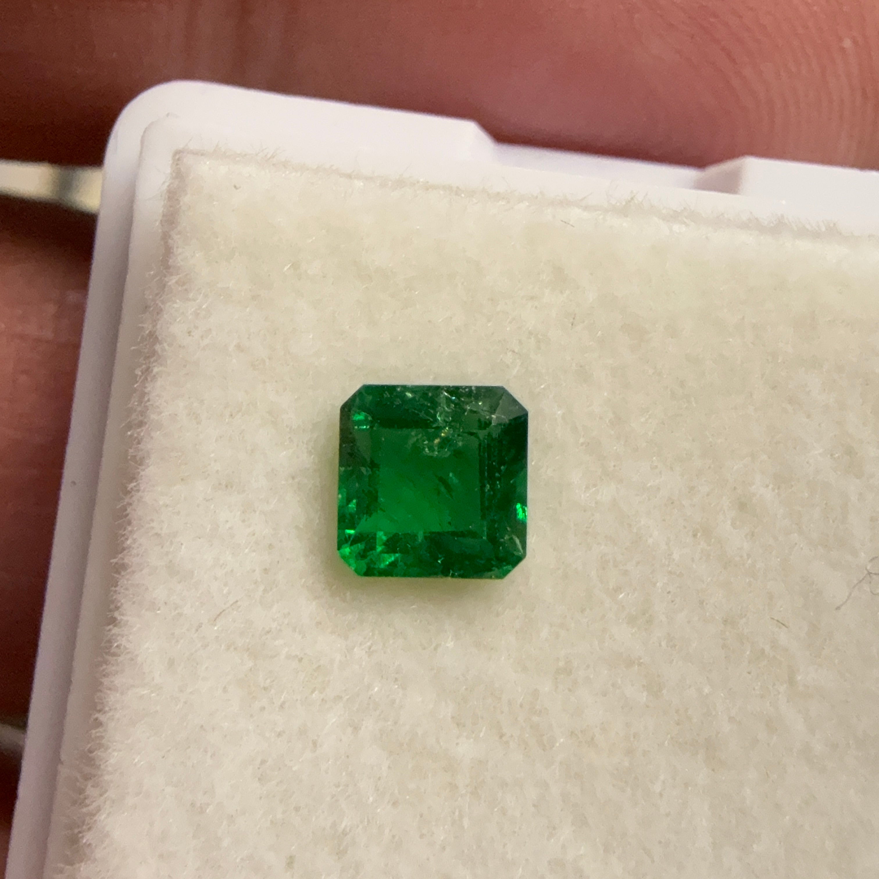 Tsavorite Garnet, 0.64ct, Kenya, Unheated Untreated, native cut.