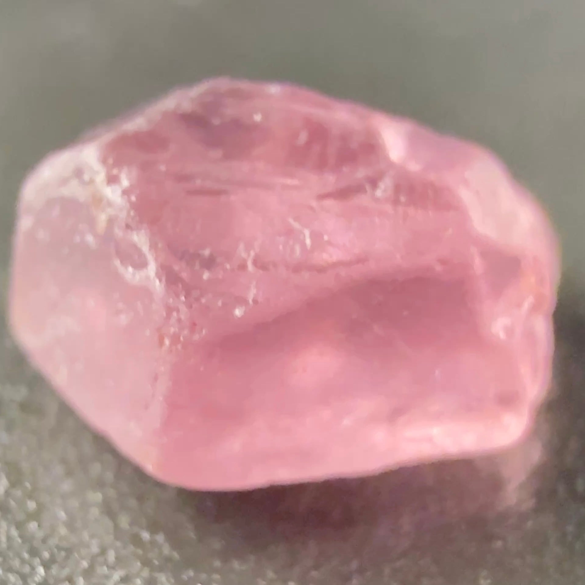 Pink Spinel, Sleepy Baby Pink Colour, 2.05ct, Tanzania, Untreated Unheated. No cracks, just silk giving a milky effect