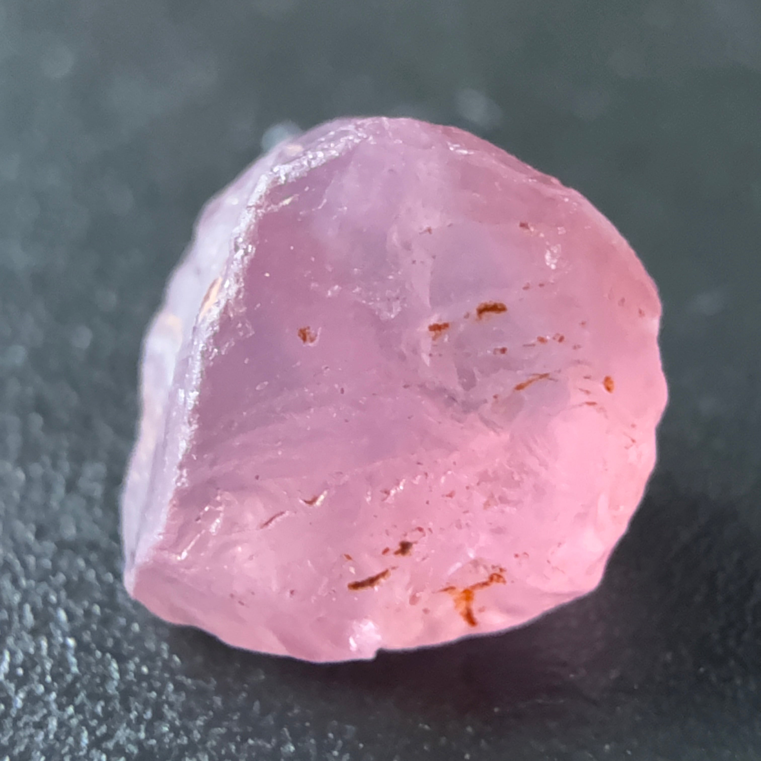 Pink Spinel, Sleepy Baby Pink Colour, 1.82ct, Tanzania, Untreated Unheated. No cracks, just silk giving a milky effect