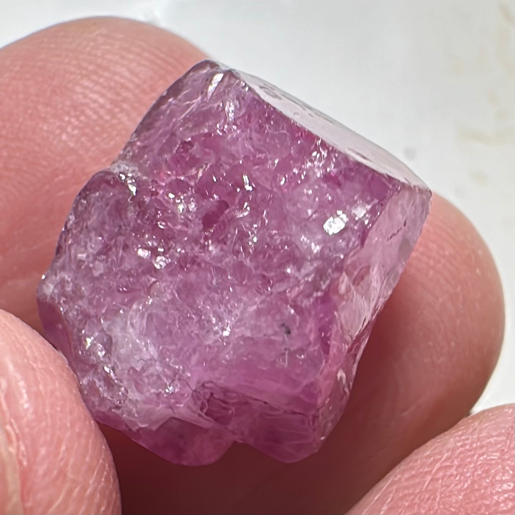 Mahenge Spinel Crystal, 18.22ct, Tanzania. Untreated Unheated