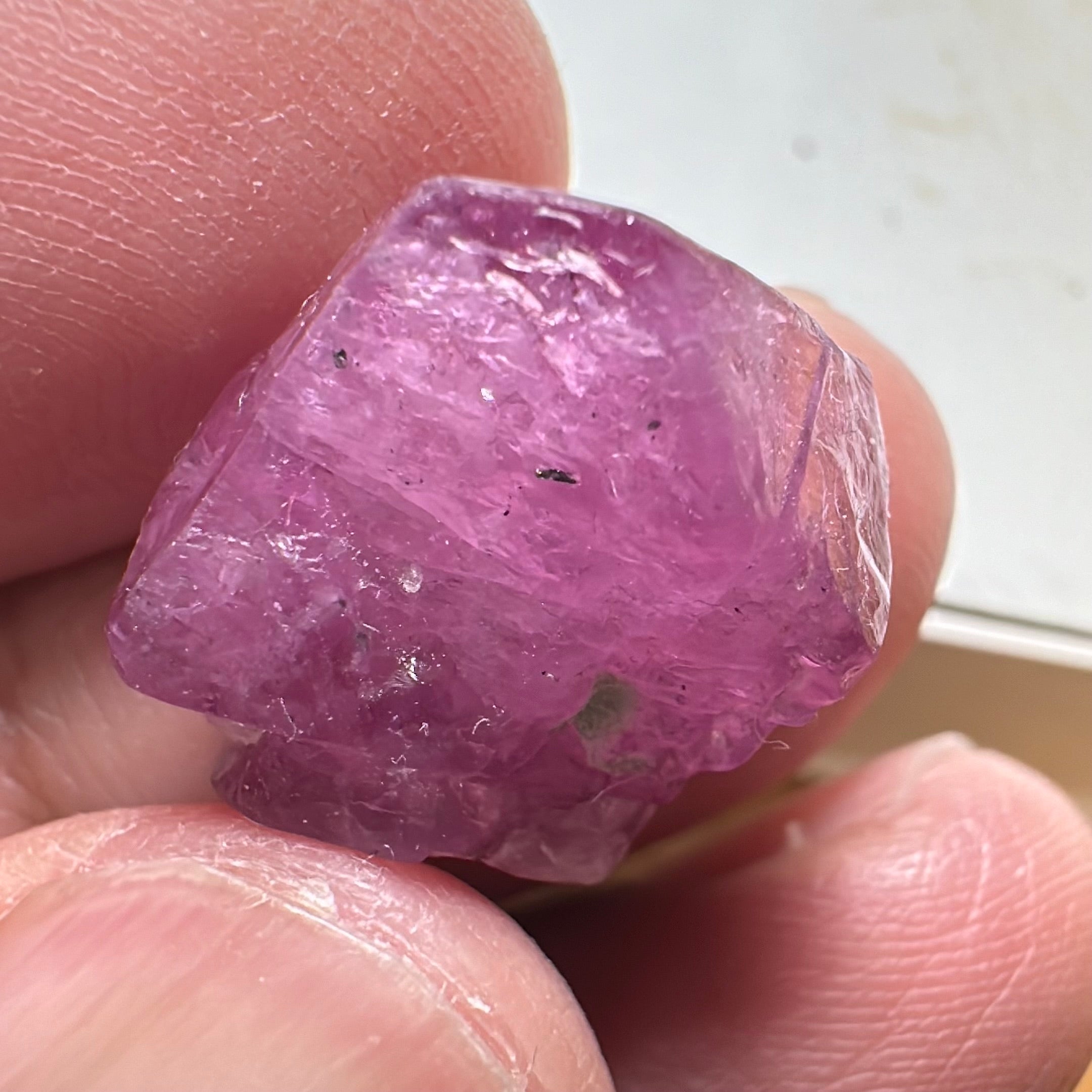 Mahenge Spinel Crystal, 18.22ct, Tanzania. Untreated Unheated